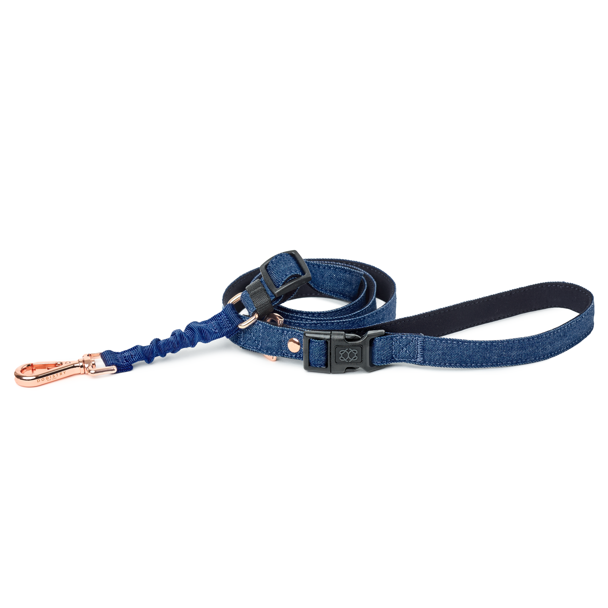 Leashes - Secure-In-Place 3-in-1 City Dog Leash - Denim
