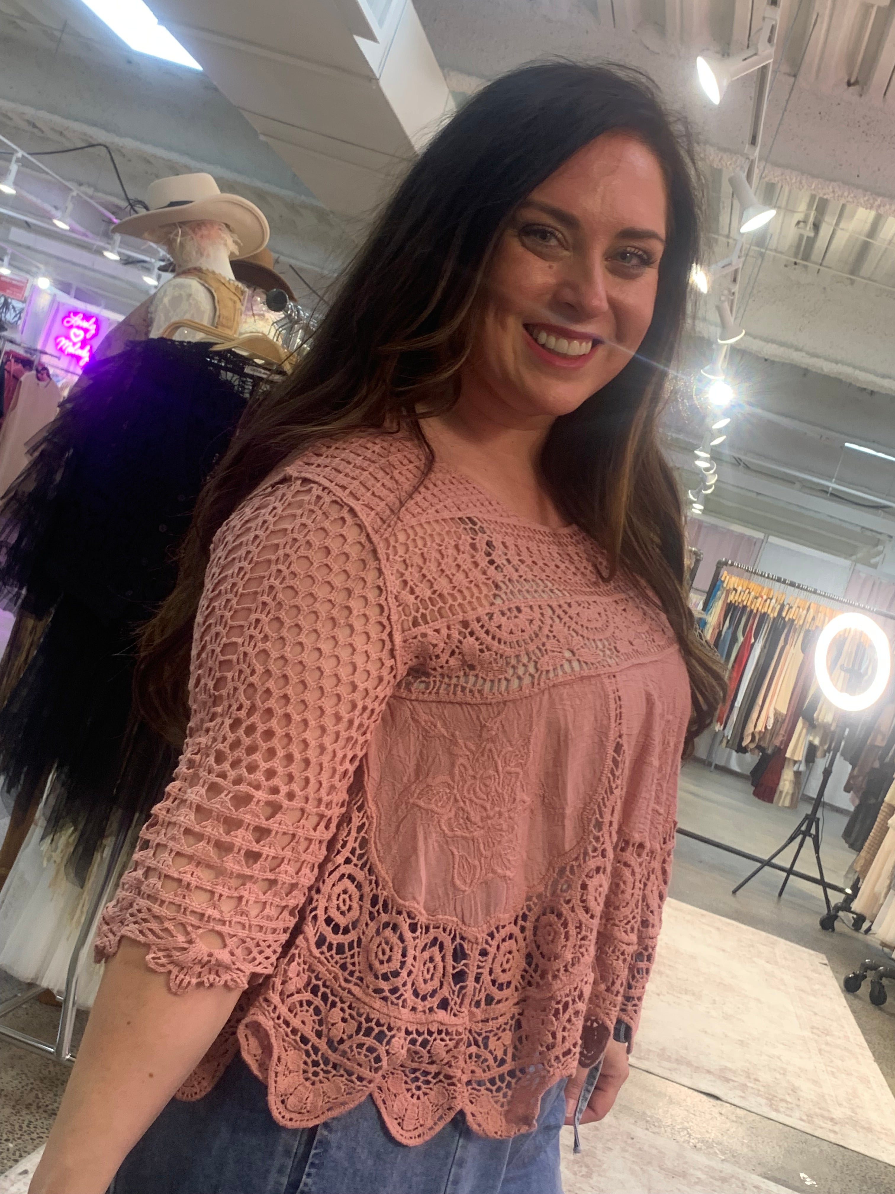 Heirloom Lace & Crochet Top