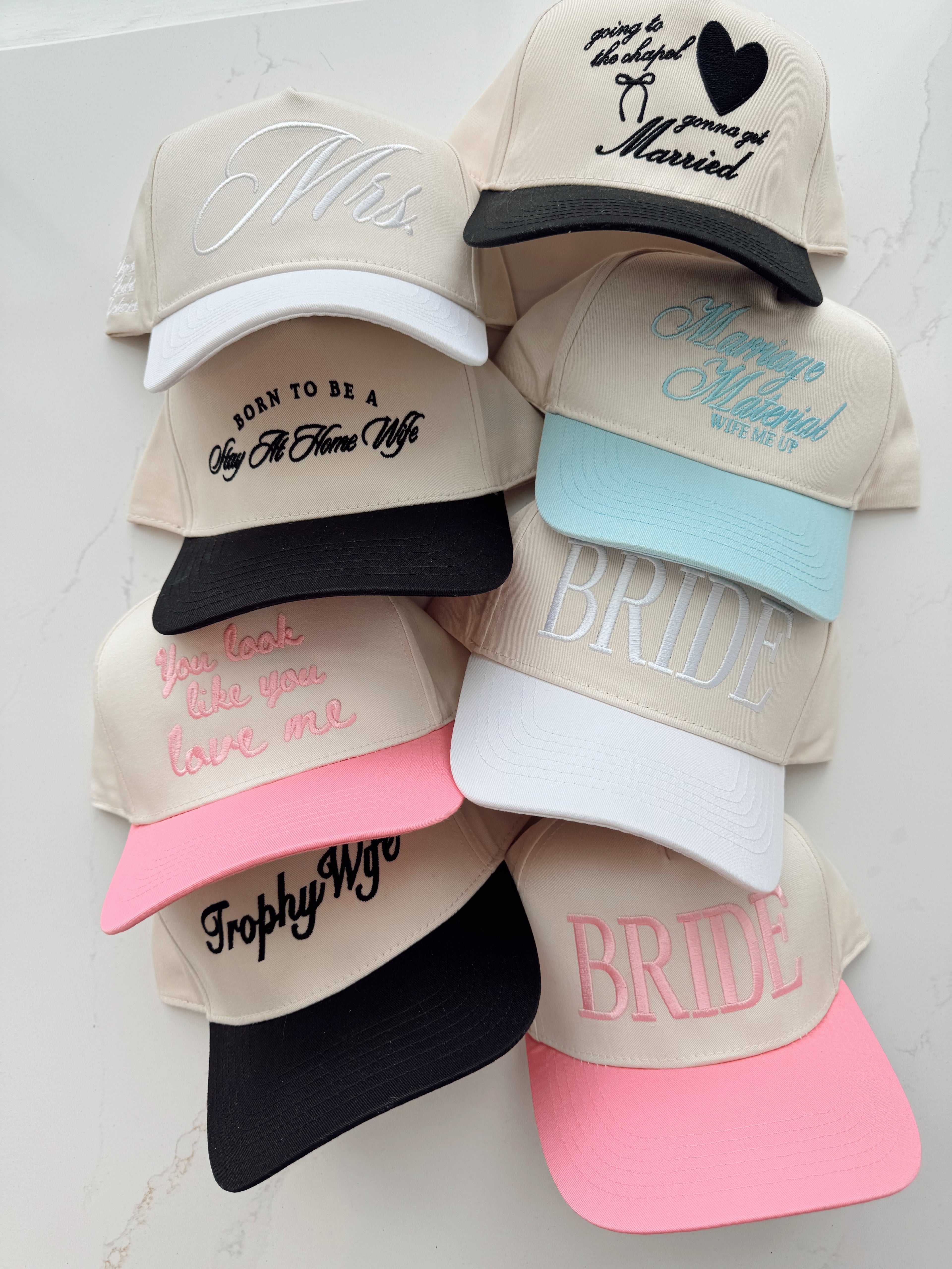 Hat You Look Like You Love Me - Pink Vintage Trucker Hat