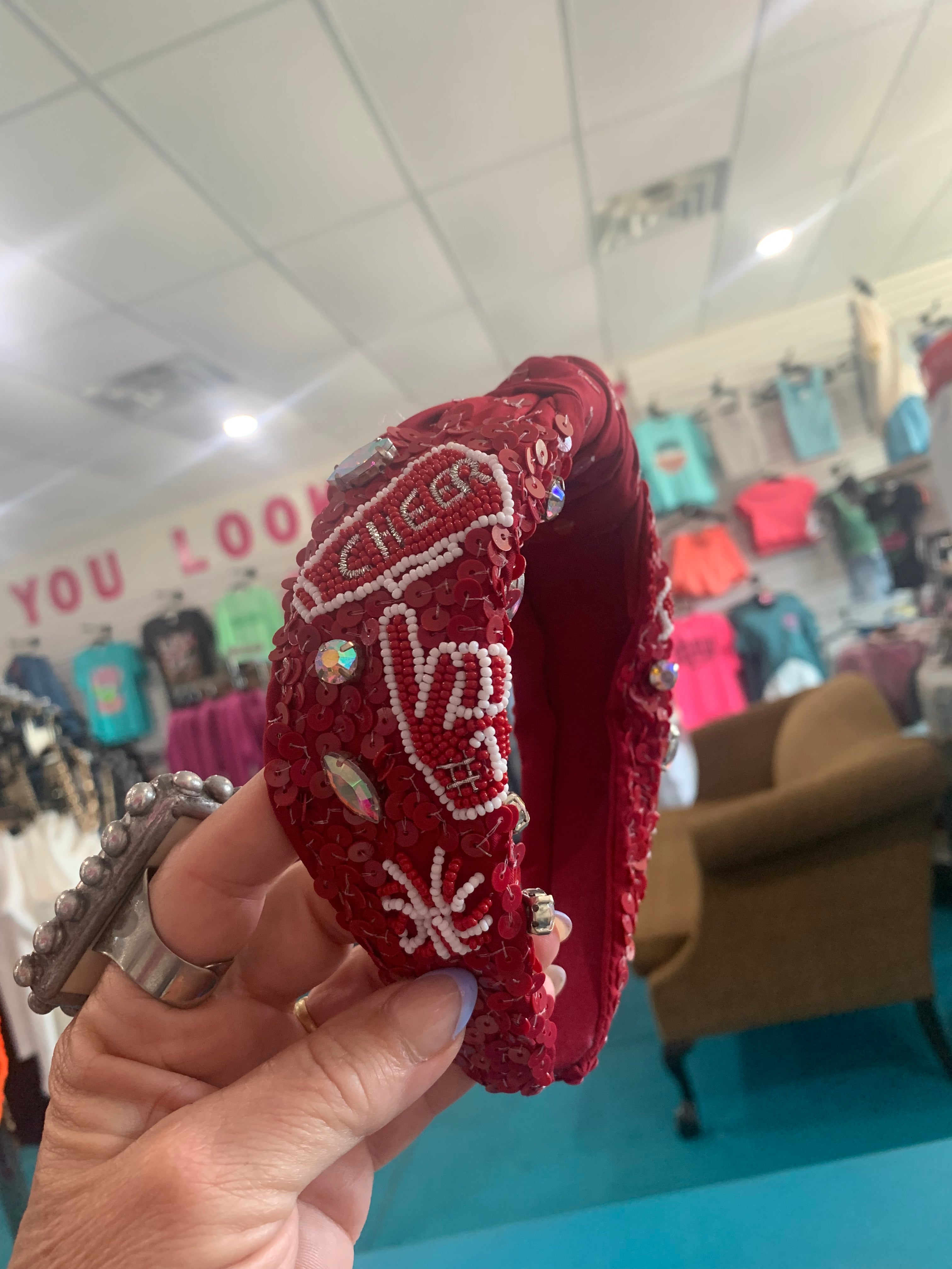 Sports headbands Sequin & Beaded Sport Headbands