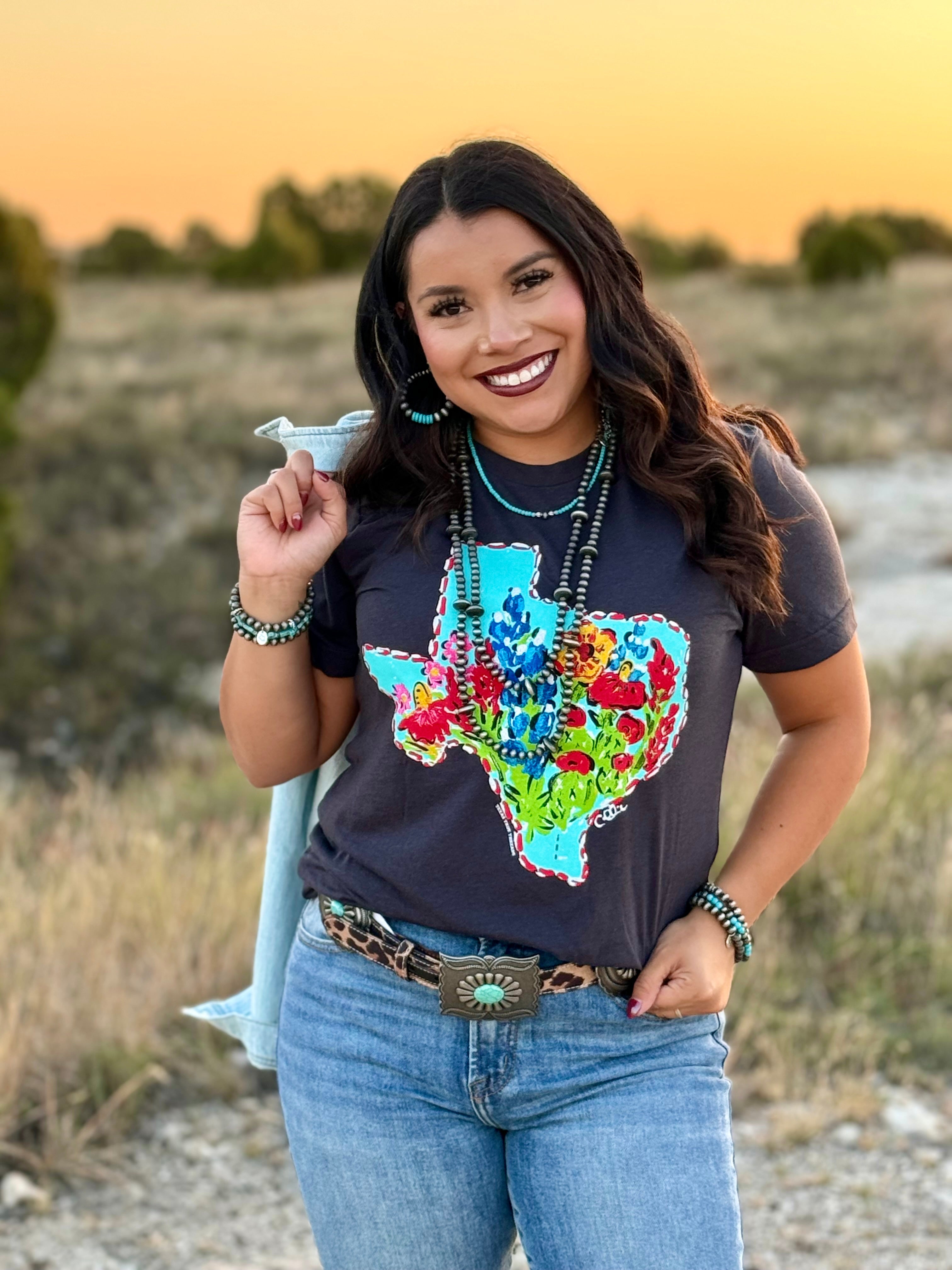 Tees Callie Ann Stelter Bluebonnet Texas Tee