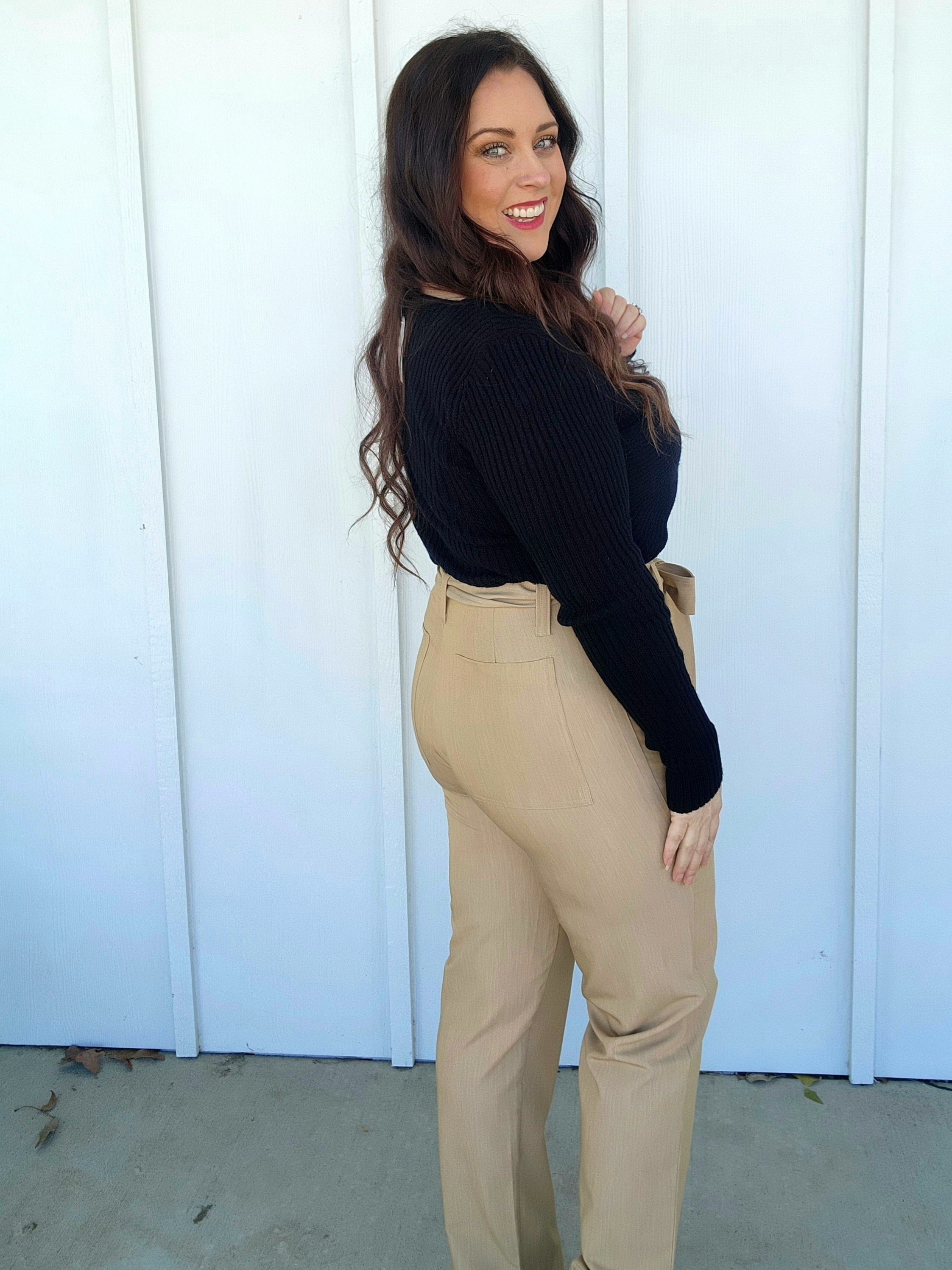 Pants Tie Front Trousers