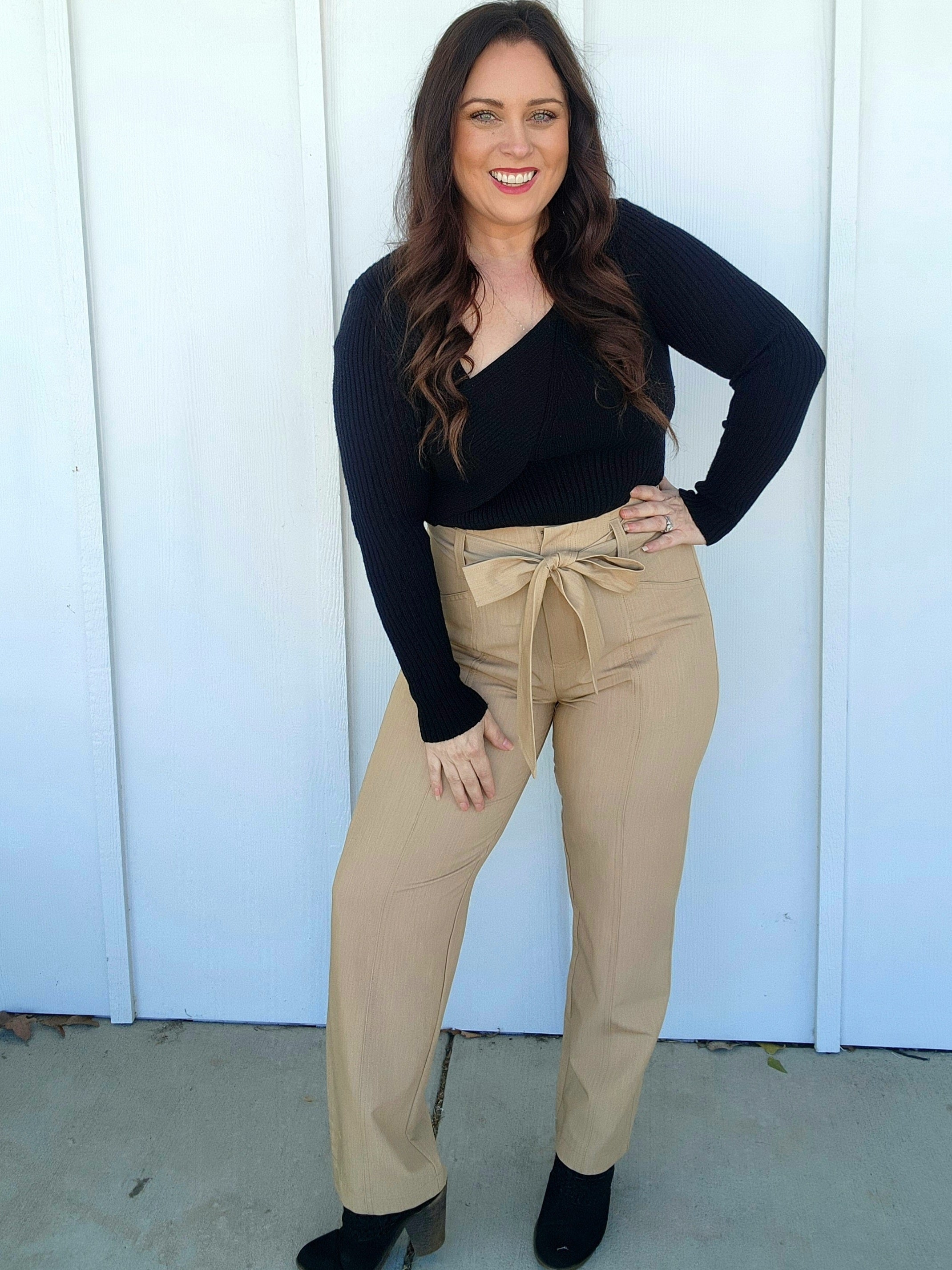 Pants Tie Front Trousers