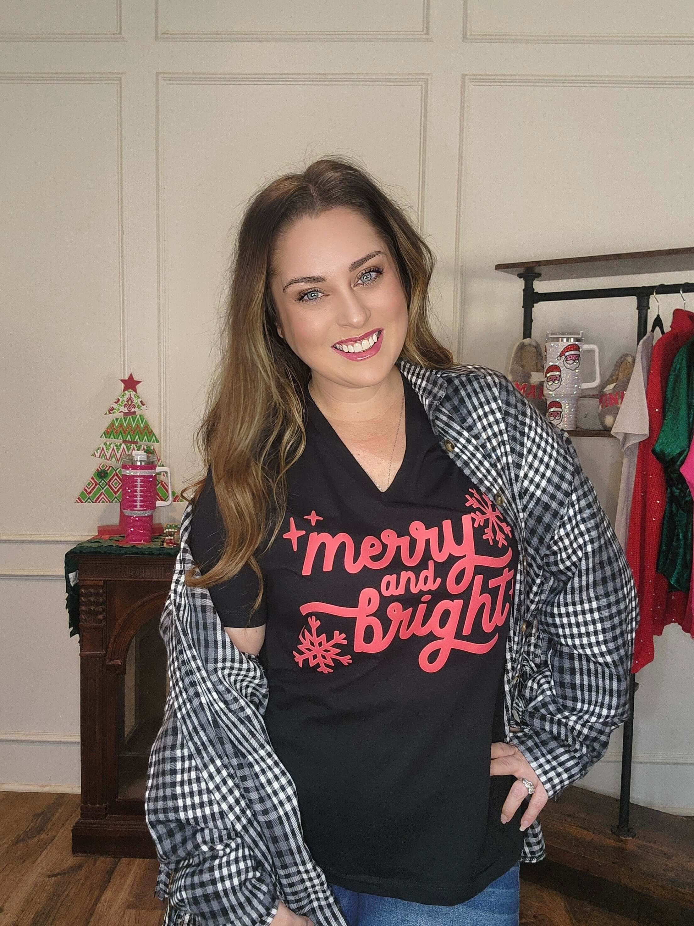 Merry & Bright Puff Tshirt