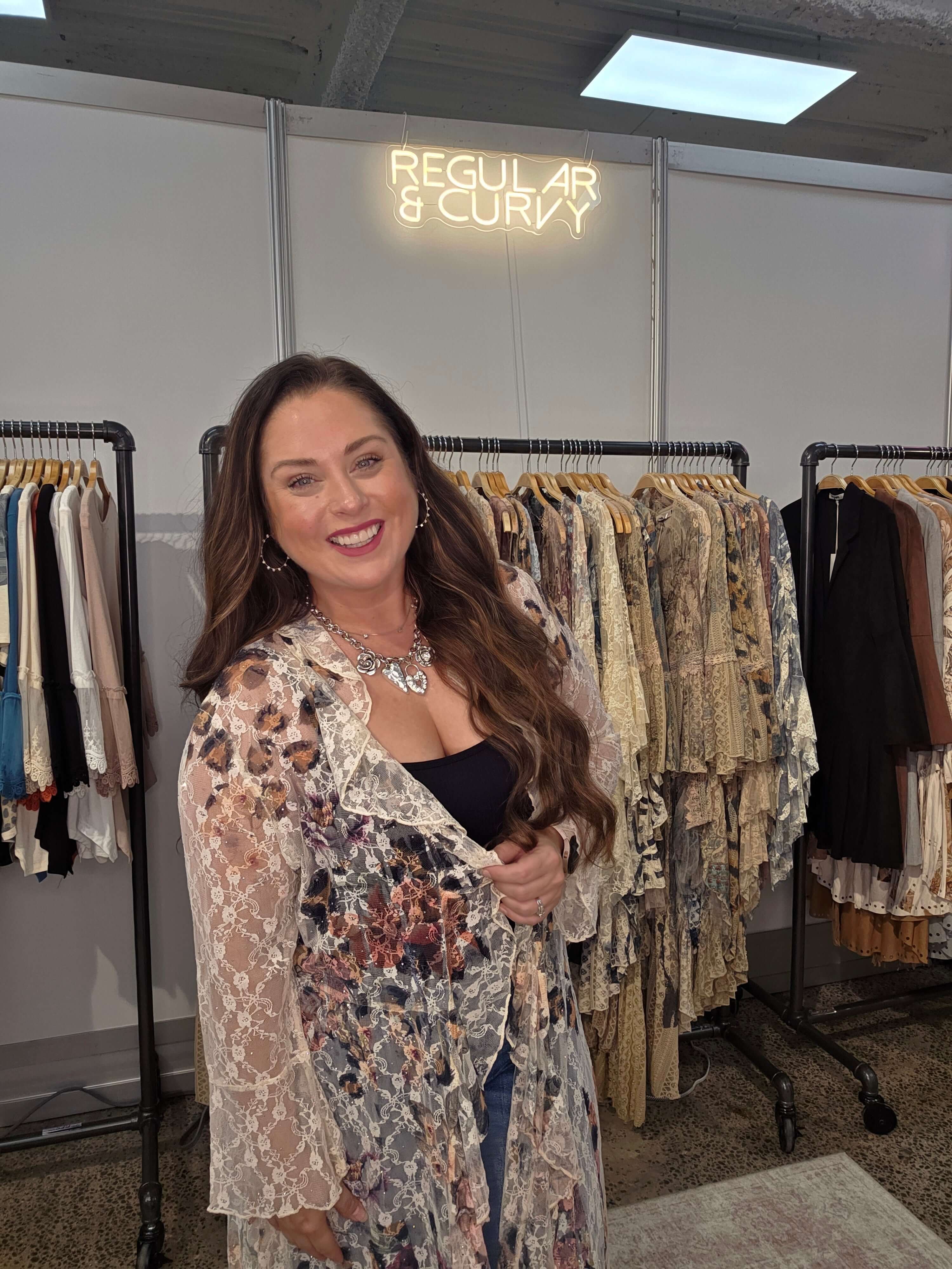 Lace and Bling Leopard Cardigan with Ruffle Detail