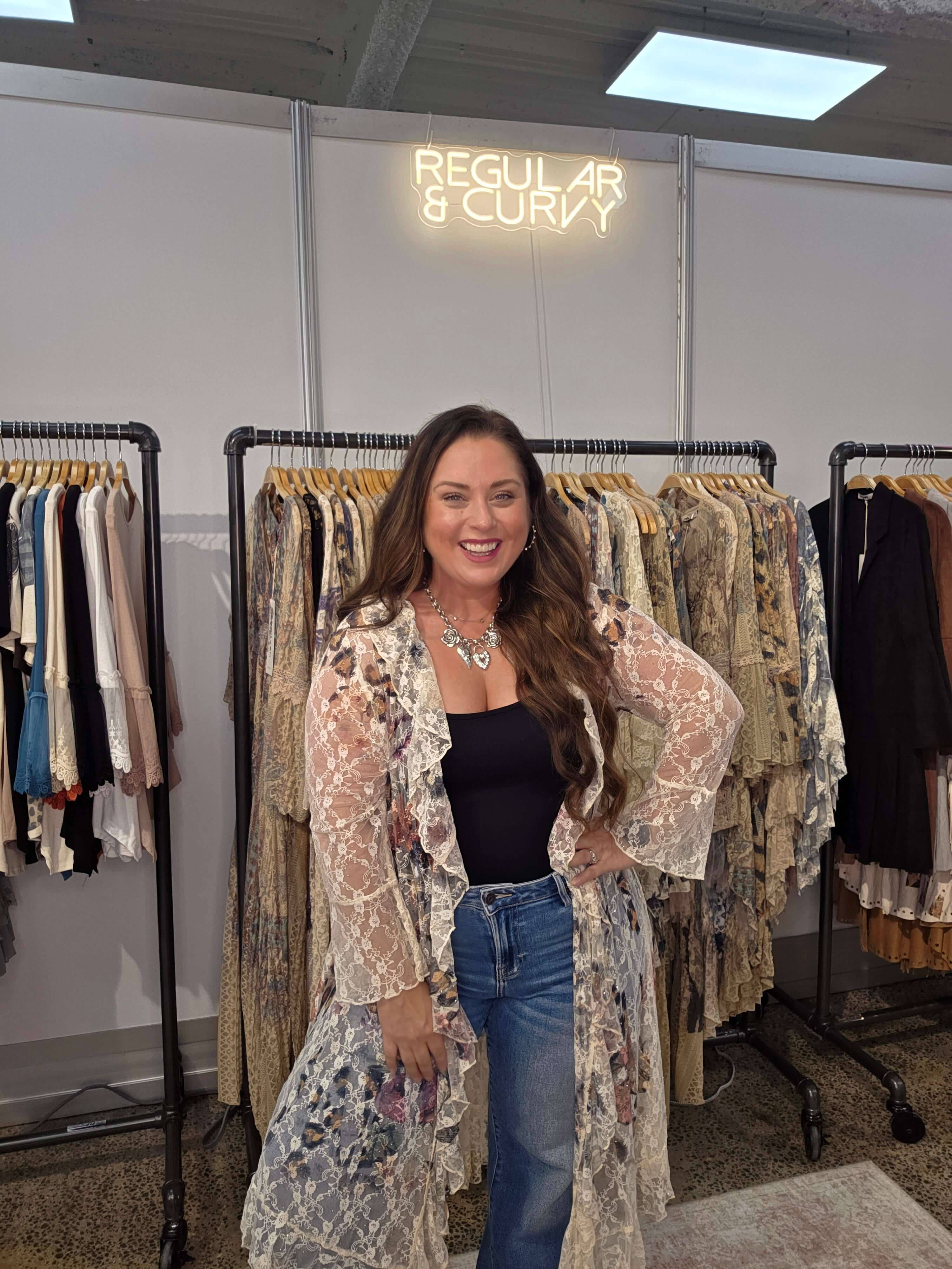 Lace and Bling Leopard Cardigan with Ruffle Detail