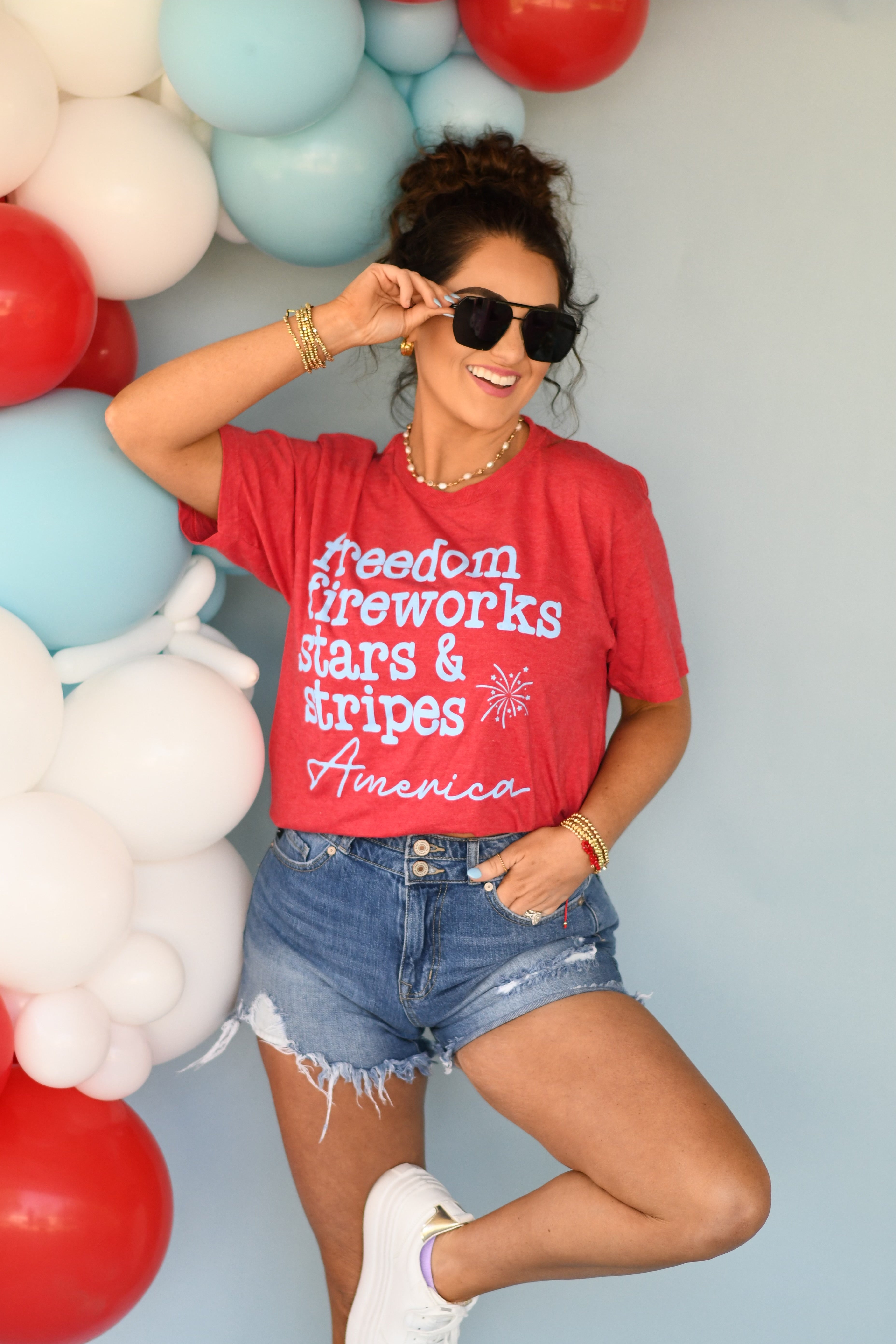 Freedom Fireworks Stars & Stripes Tee