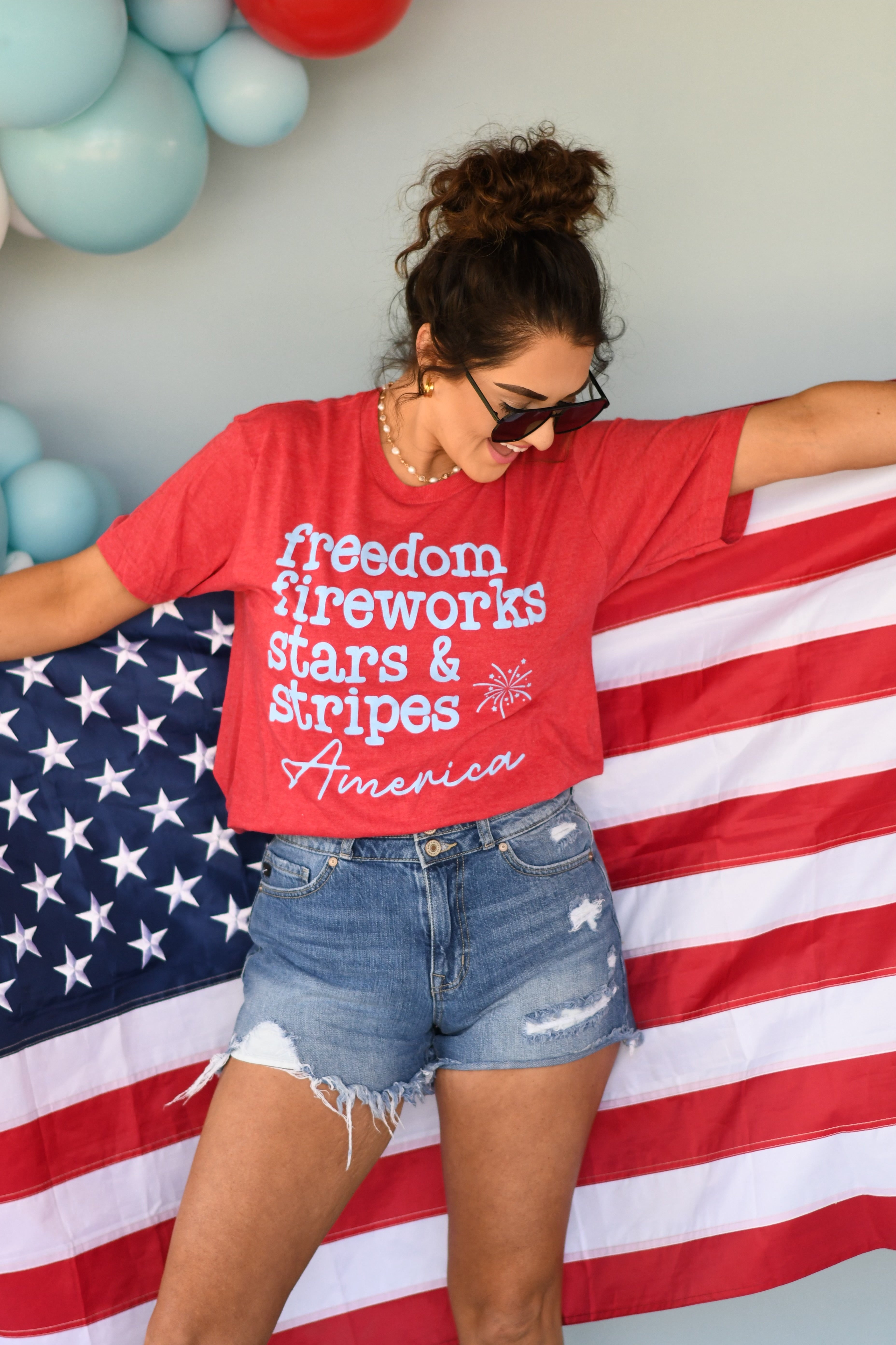 Freedom Fireworks Stars & Stripes Tee