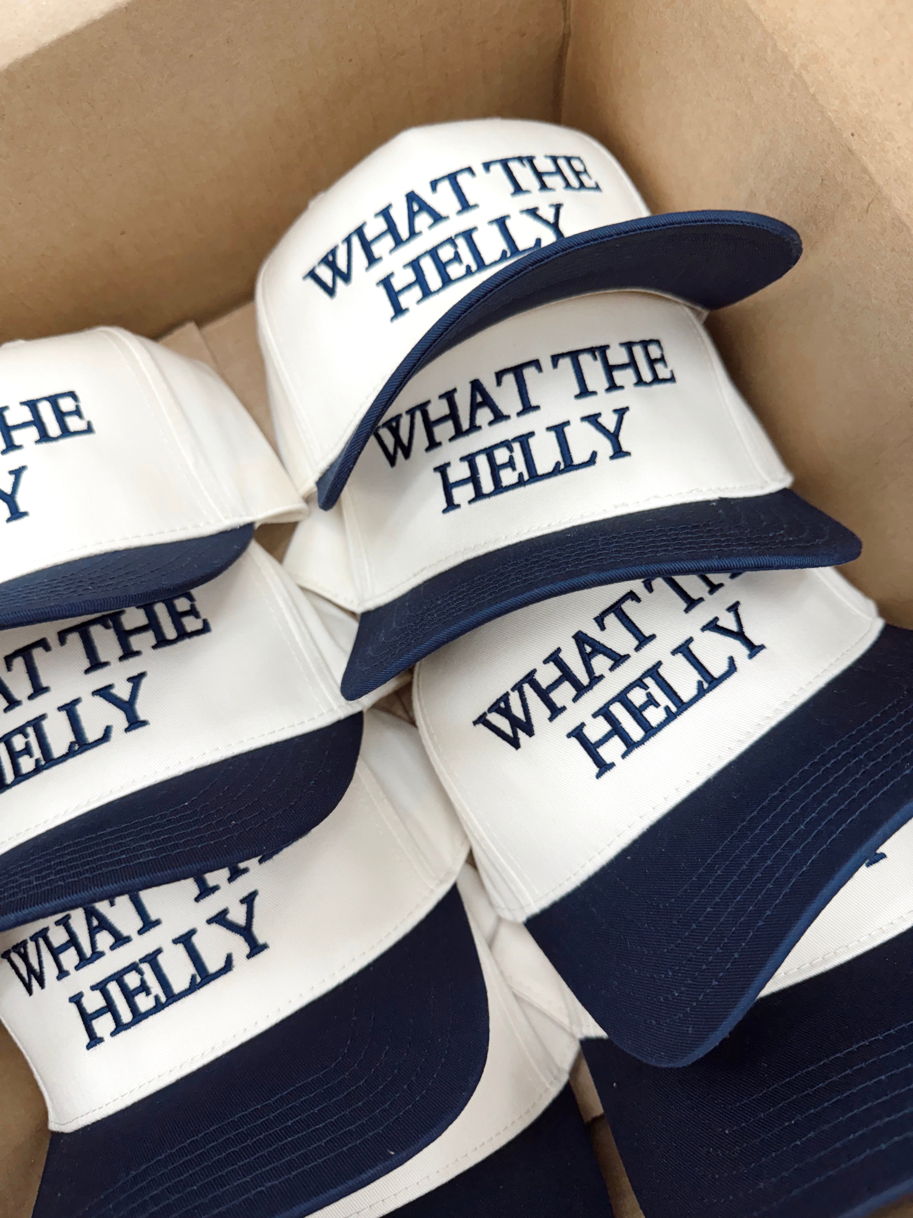 Hat What the Helly - Navy Vintage Trucker Hat