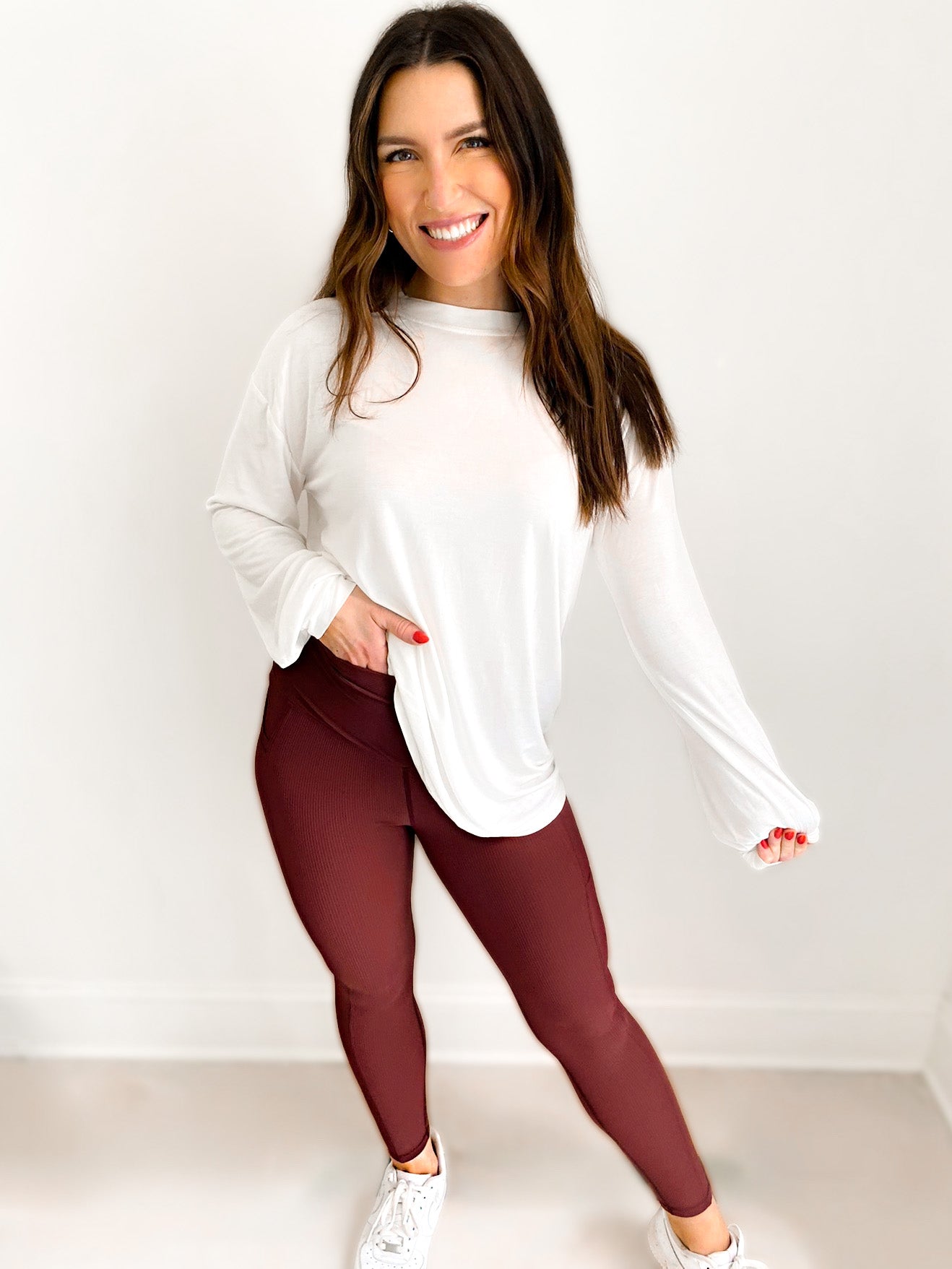 Molly Max Sculpt Ribbed Leggings - Regular - Girl Code Couture