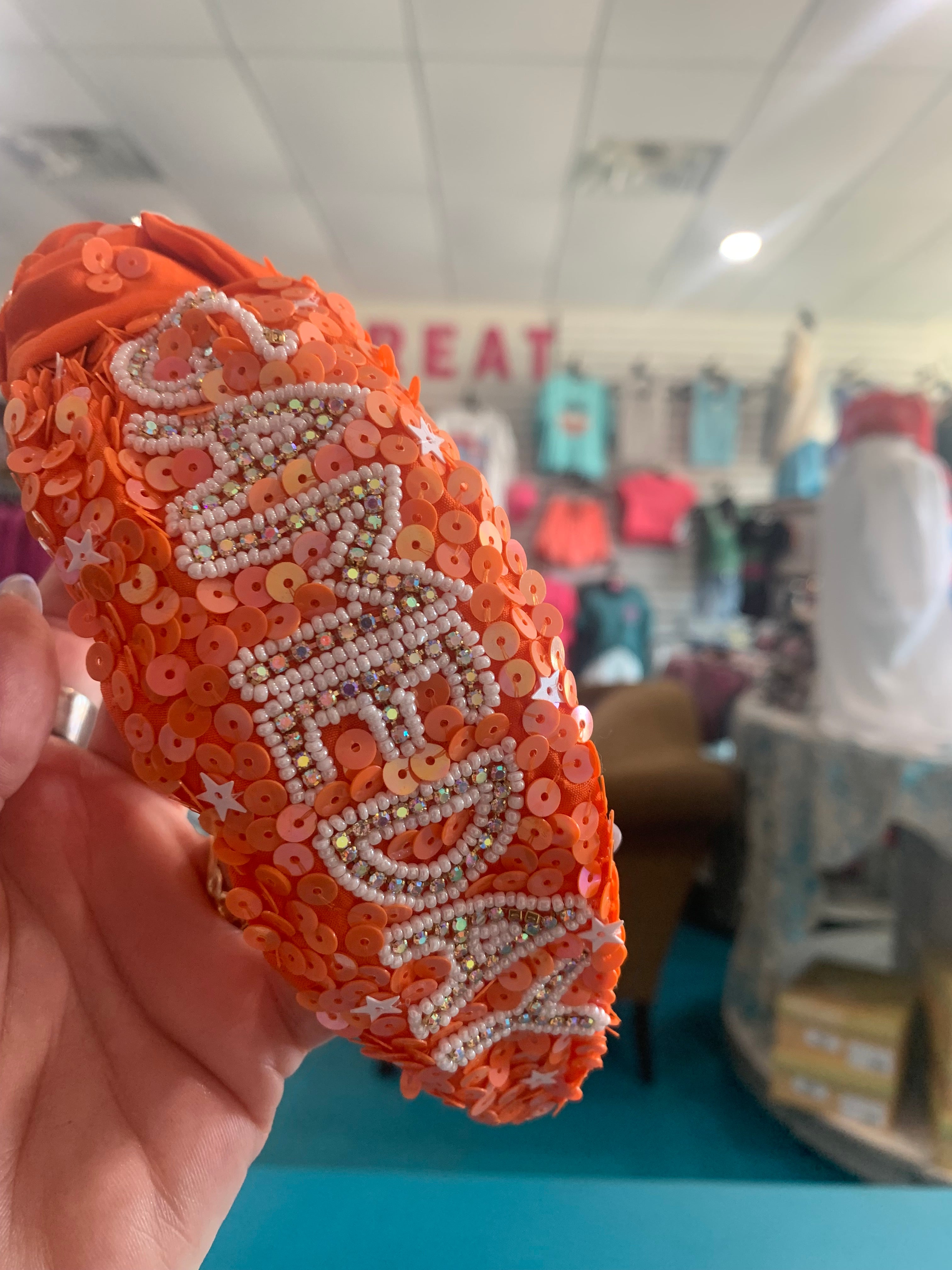 Sports headbands Sequin & Beaded Sport Headbands