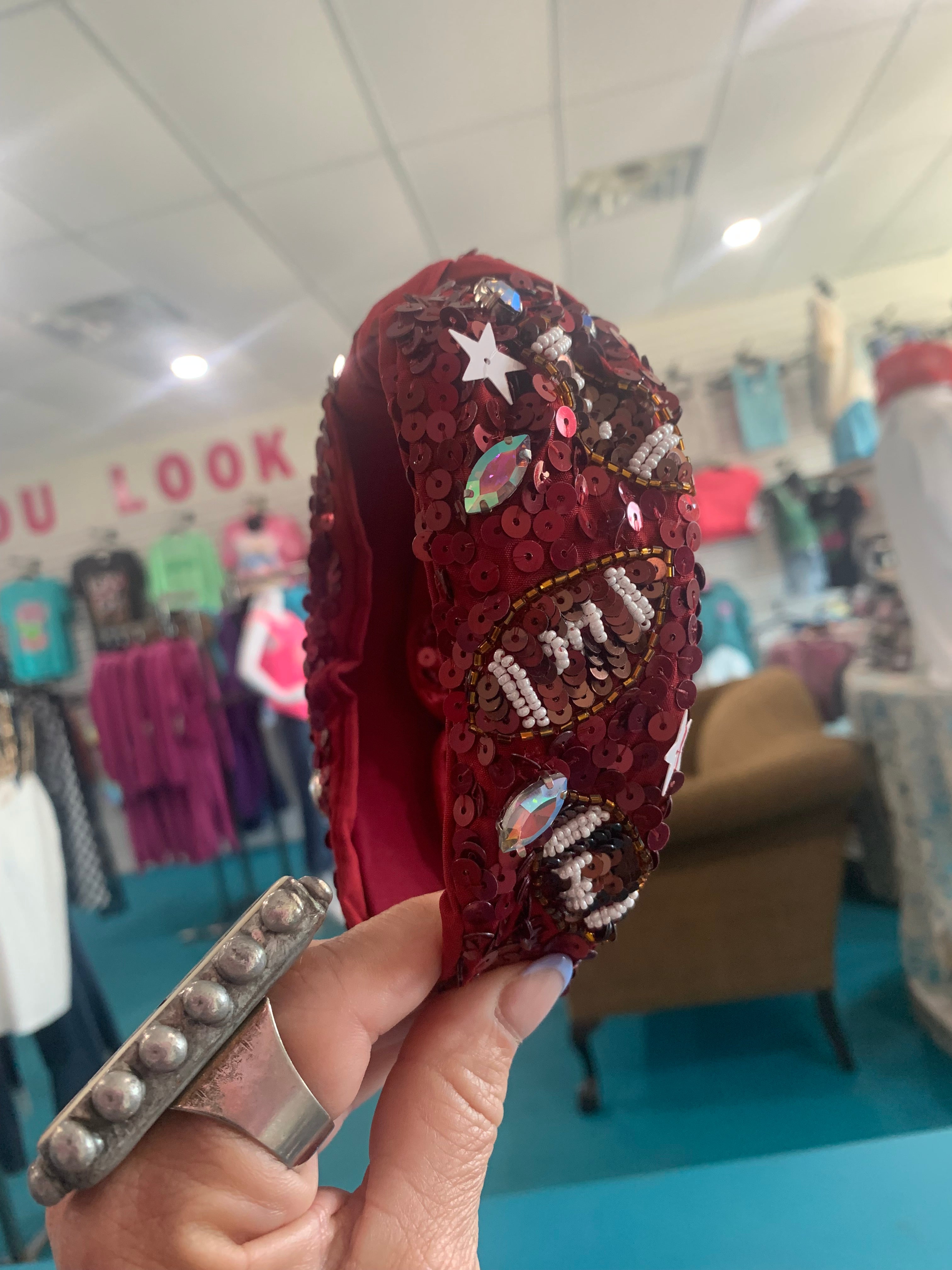 Sports headbands Sequin & Beaded Sport Headbands