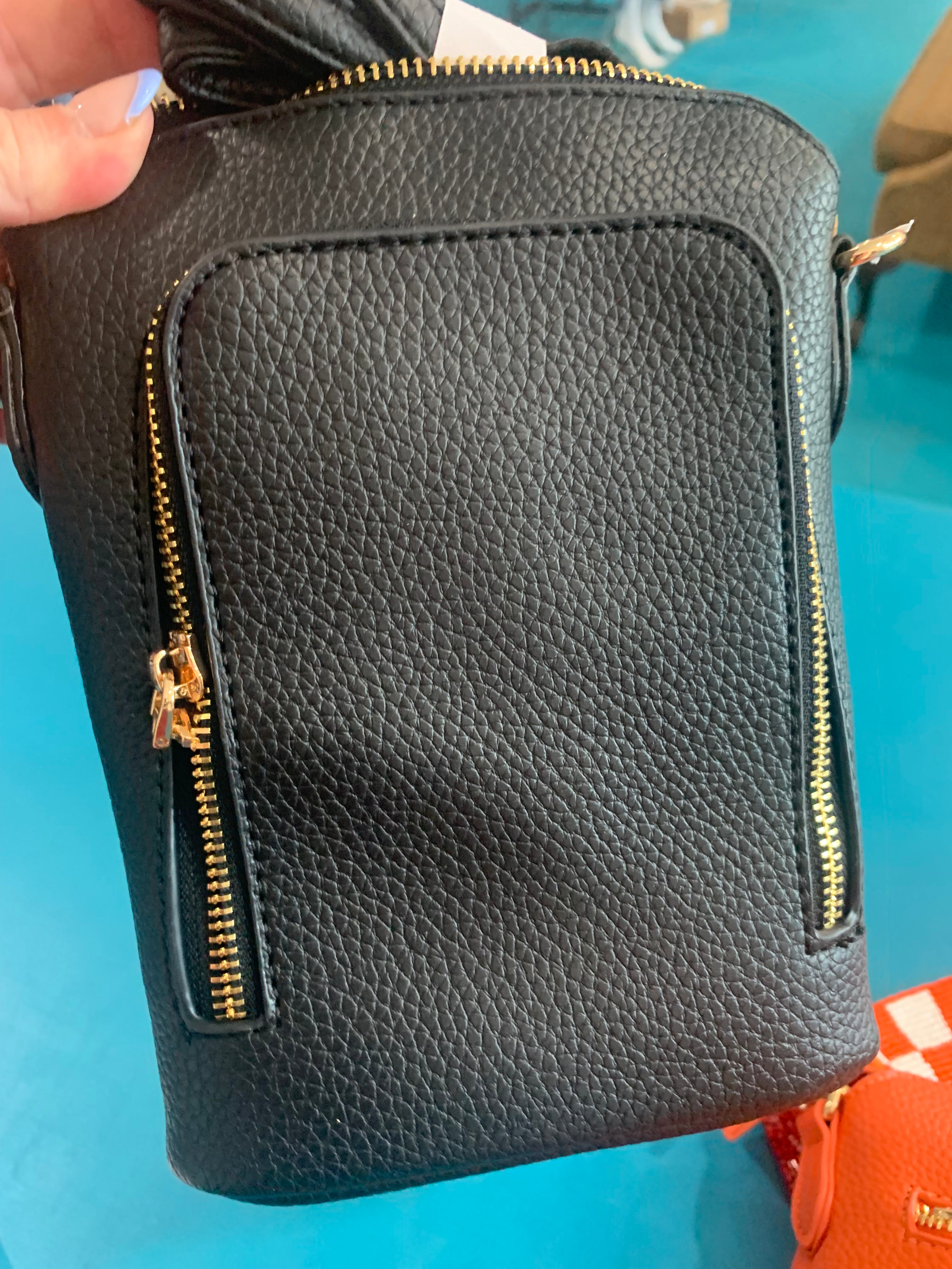 Crossbody Leather Crossbody with Strap