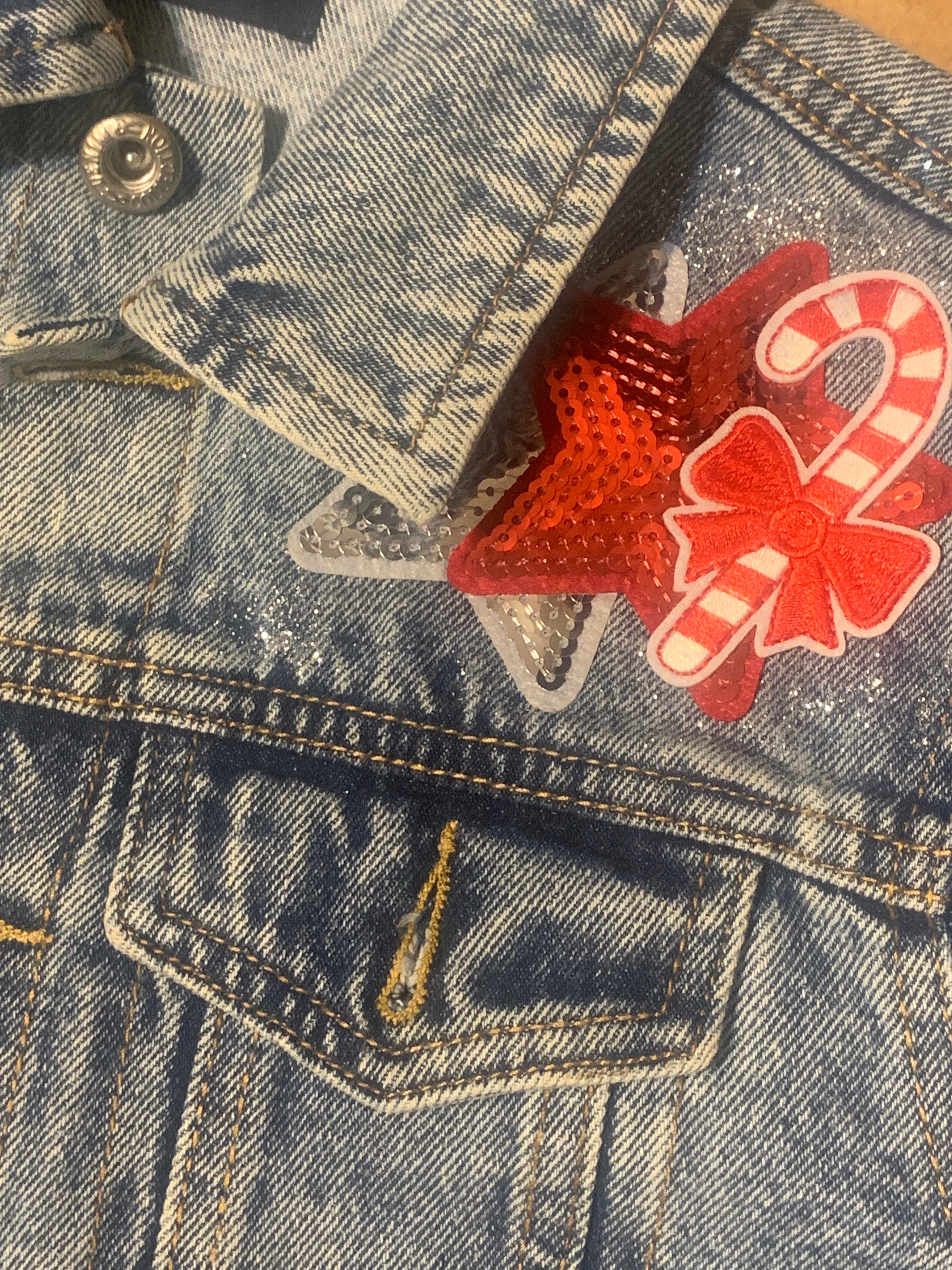 Merry Mean One “The Grinch” Denim Custom Jacket