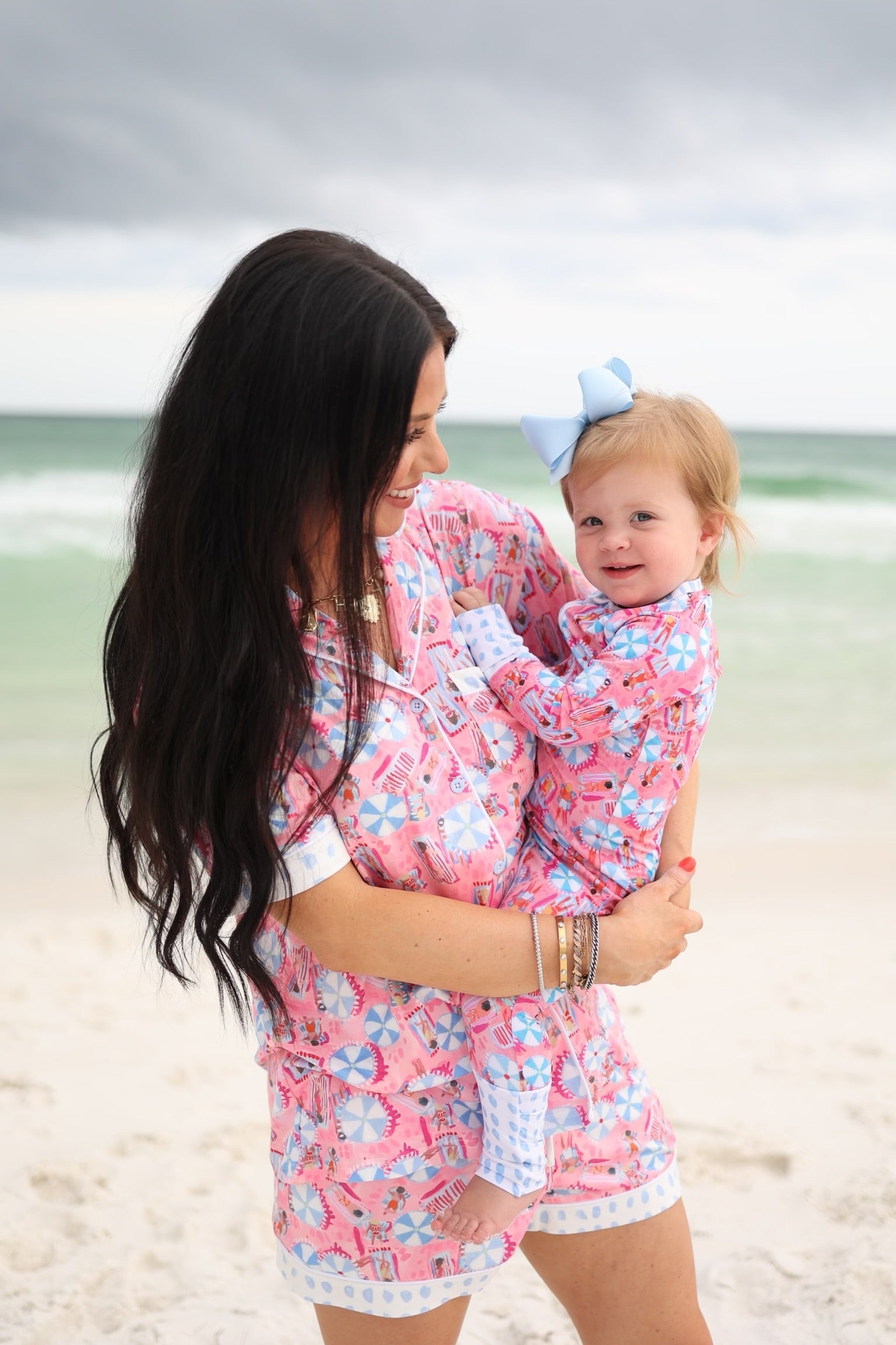 Pajamas Pink Beach - Bamboo Sleeper