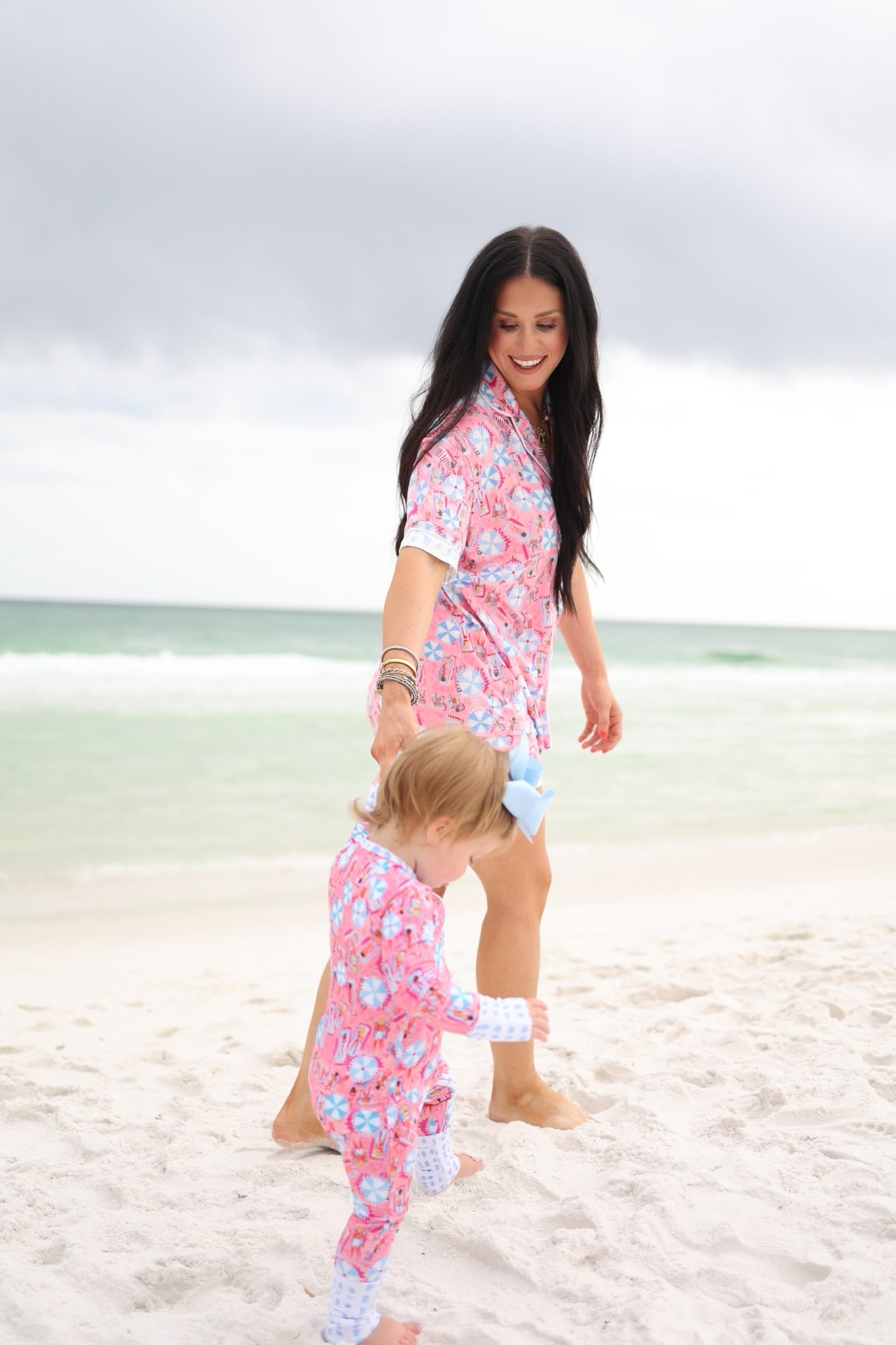 Pajamas Pink Beach - Bamboo Sleeper