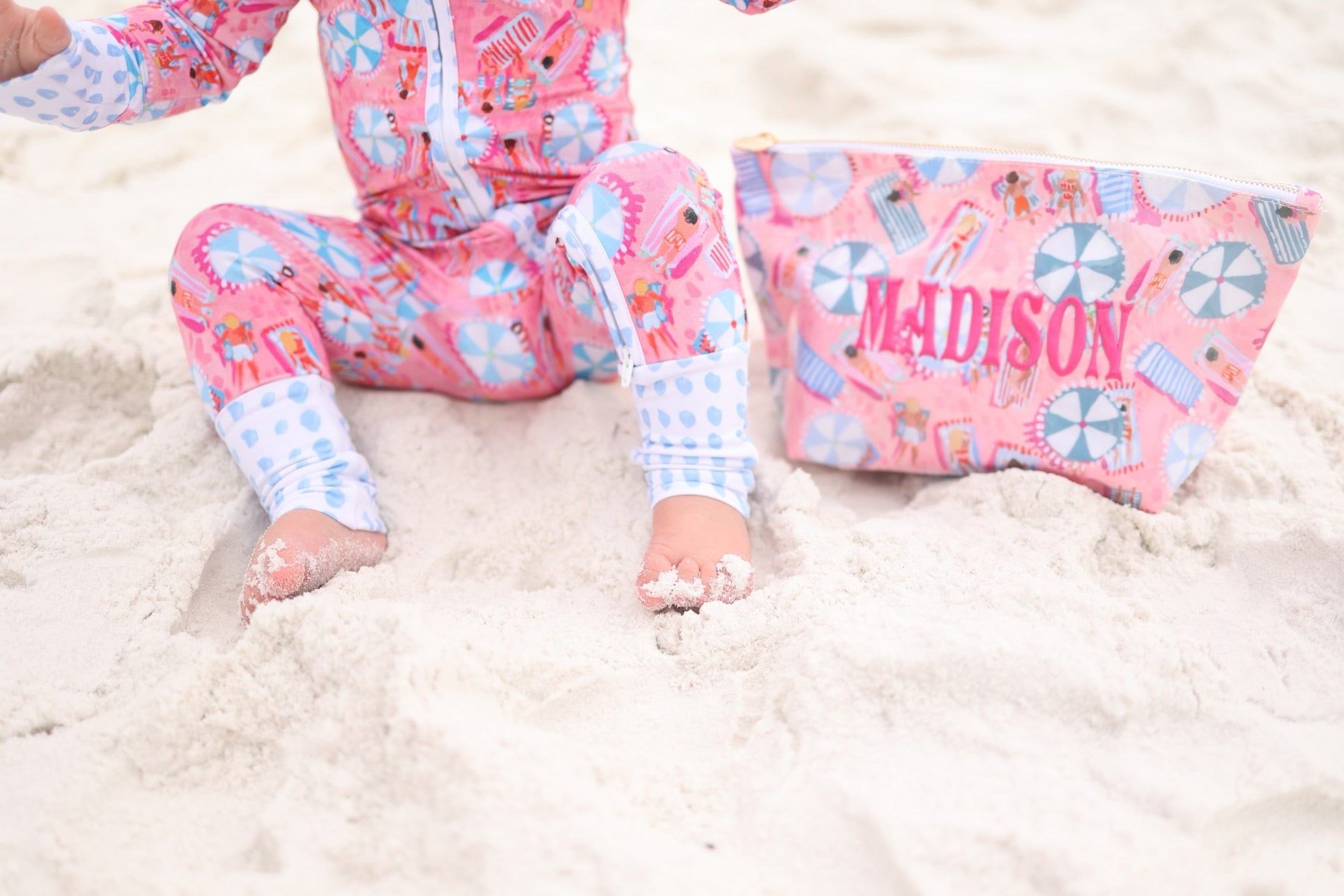 Pajamas Pink Beach - Bamboo Sleeper