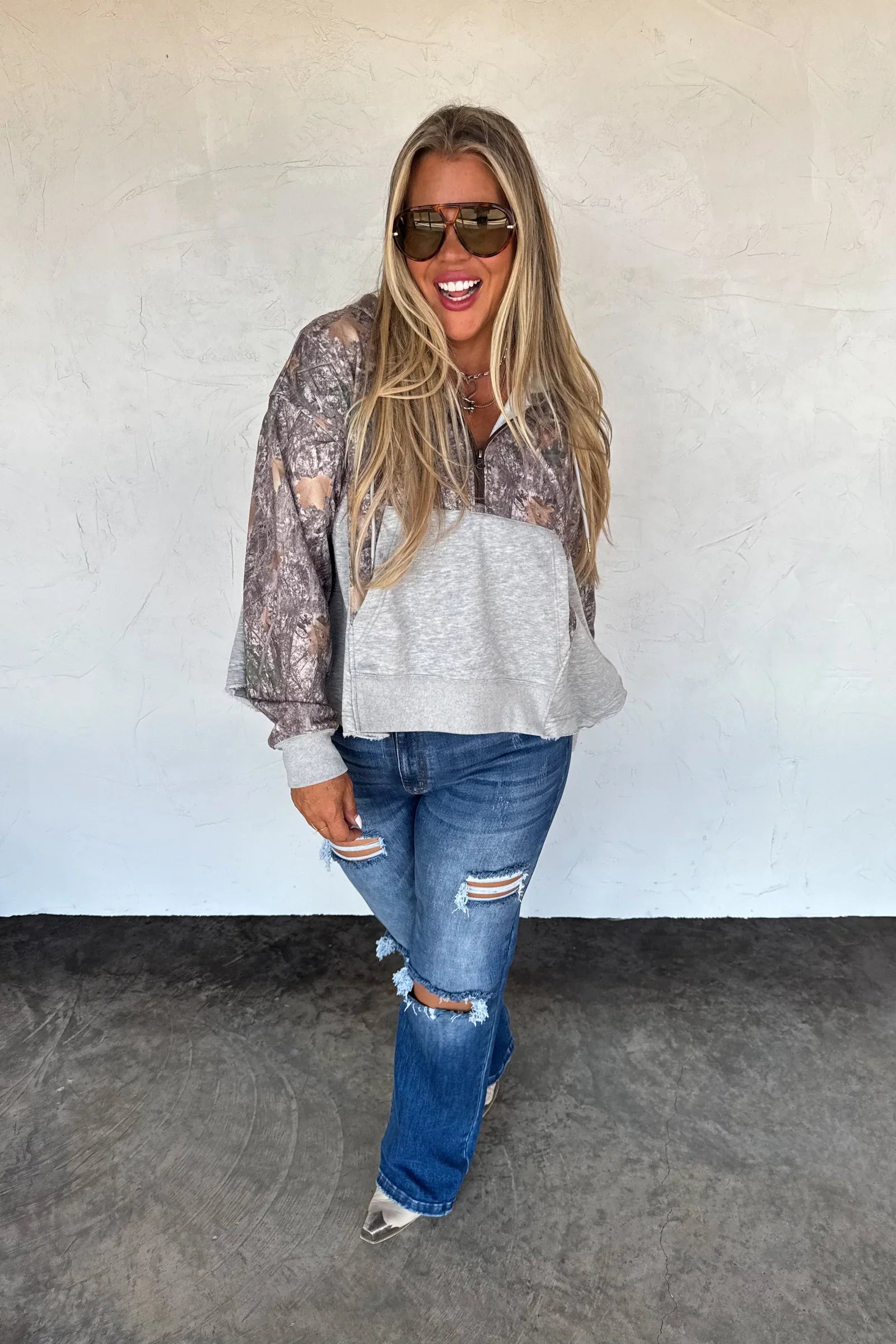 The Hunter Half Zip Hoodie Pullover