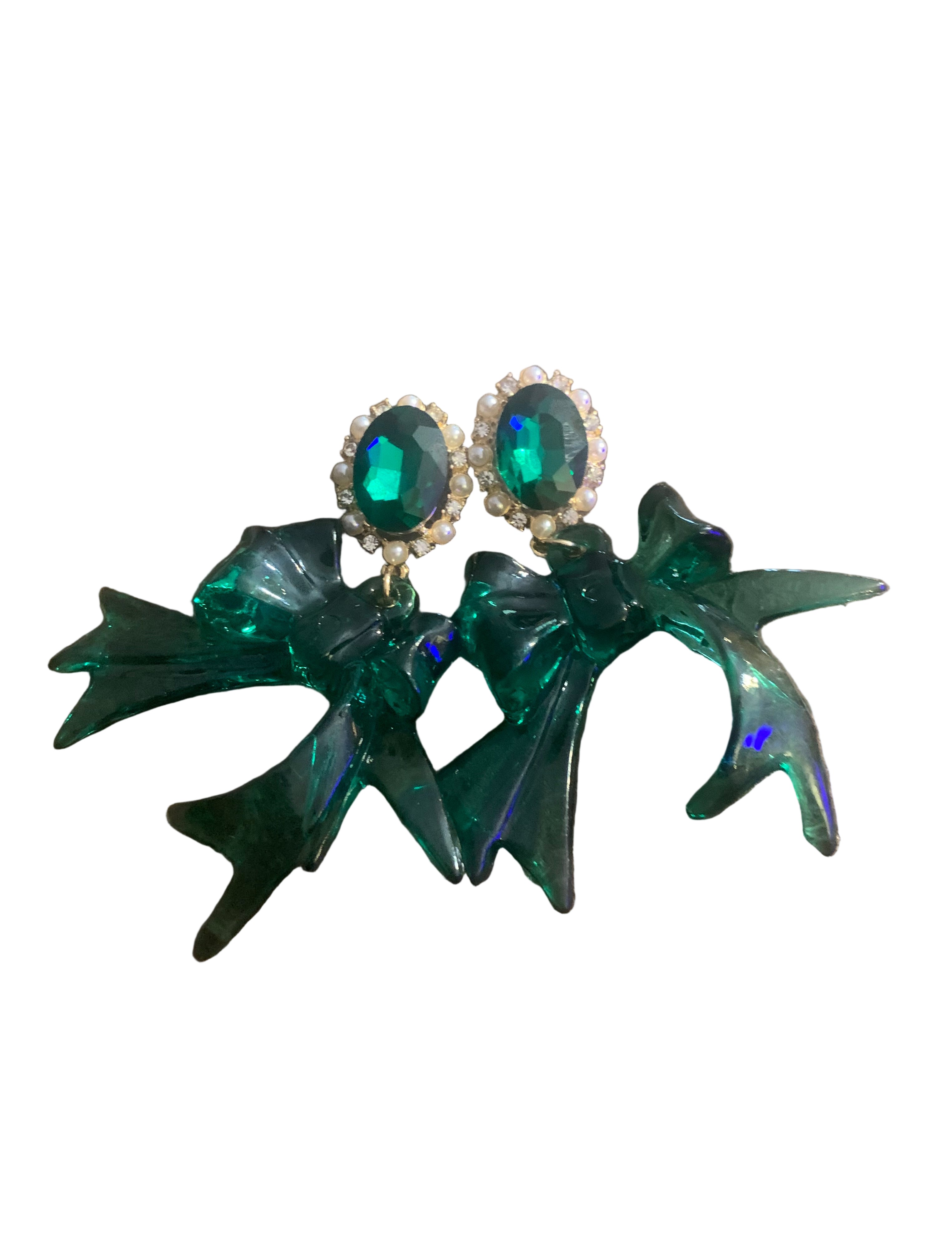 Christmas Bow Earrings