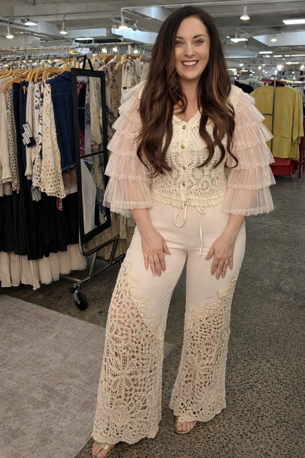 Runway Romance Crochet Pants