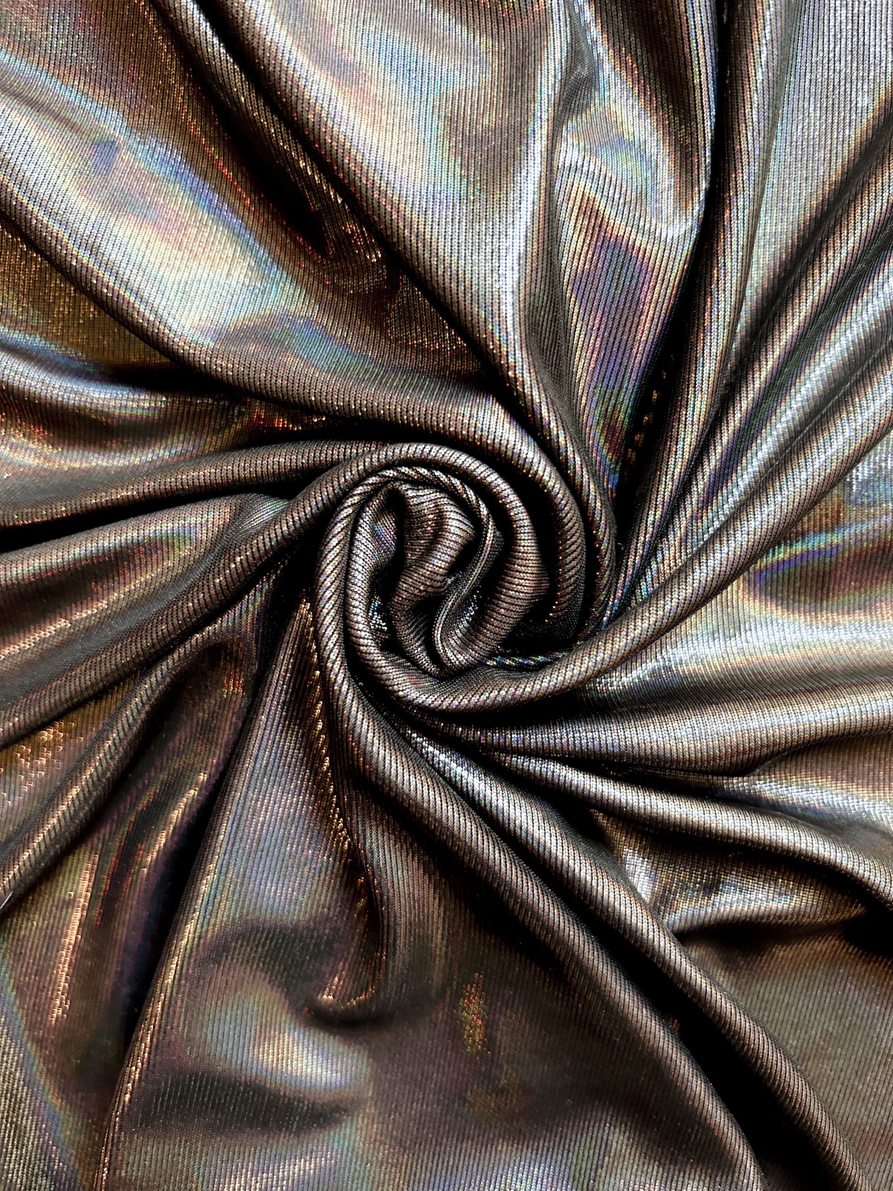 Halo Holographic Button - Up Blouse - Girl Code Couture