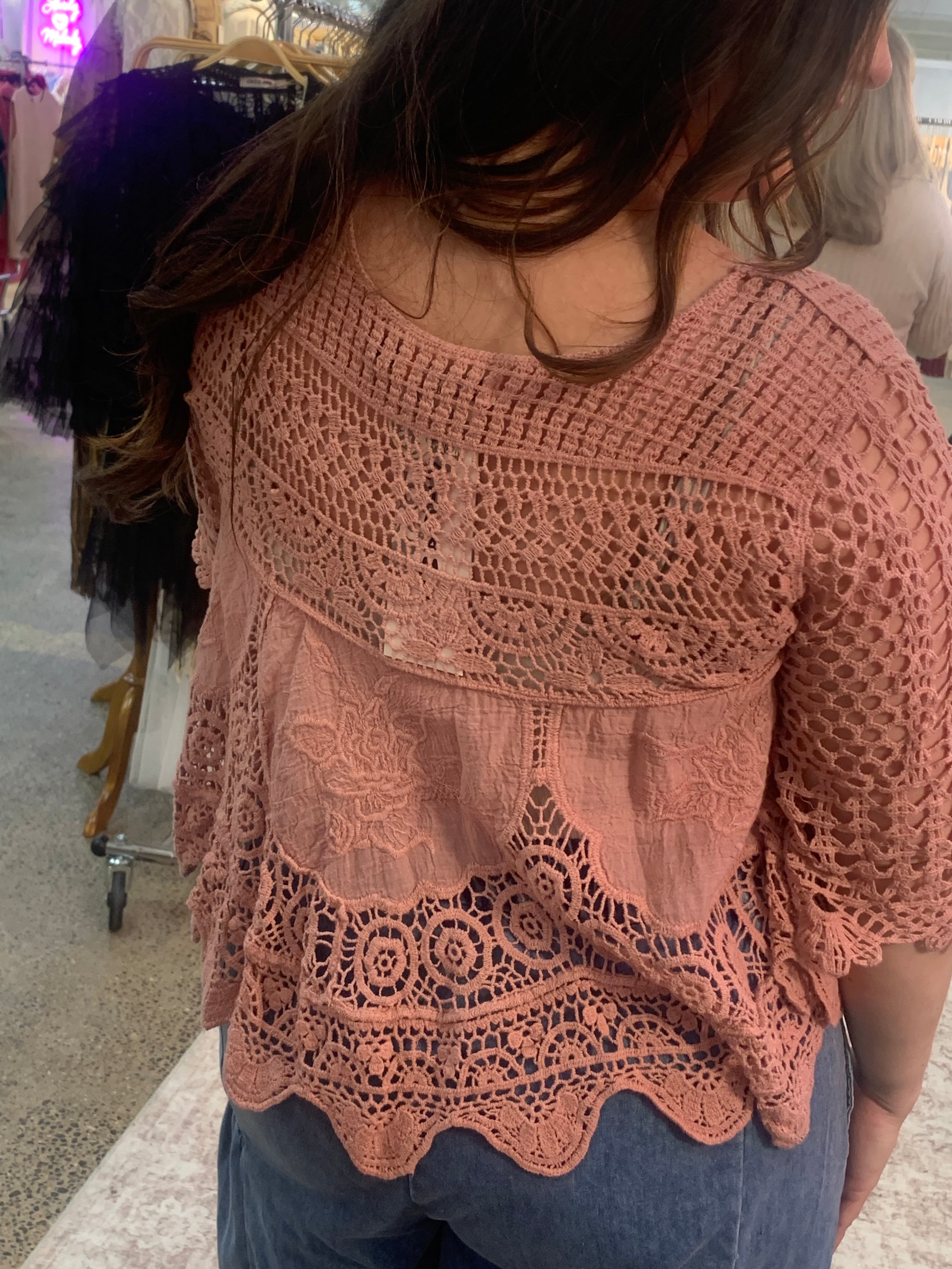 Heirloom Lace & Crochet Top