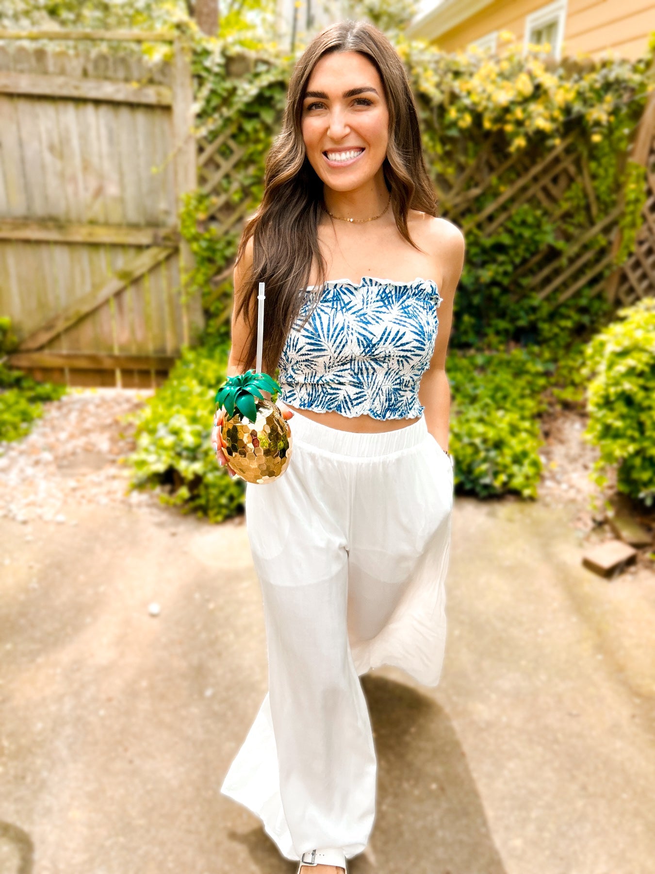 Zara Wide Leg Cotton Pants - Girl Code Couture