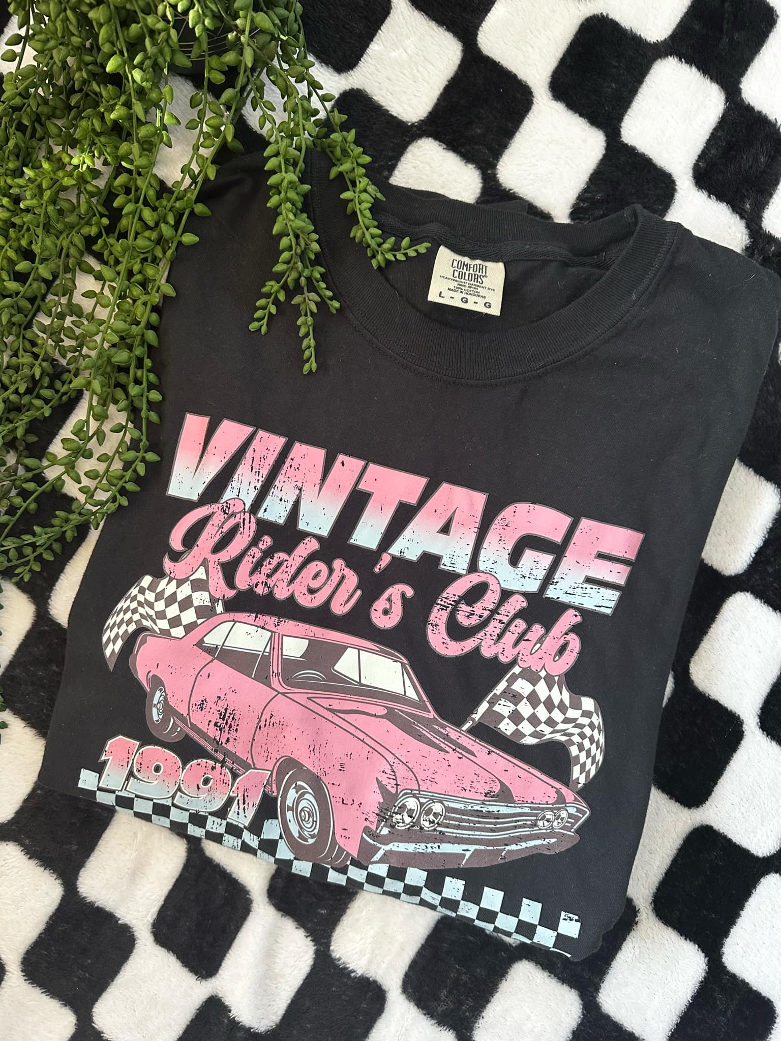 Womens Vintage Riders Club Graphic Tee
