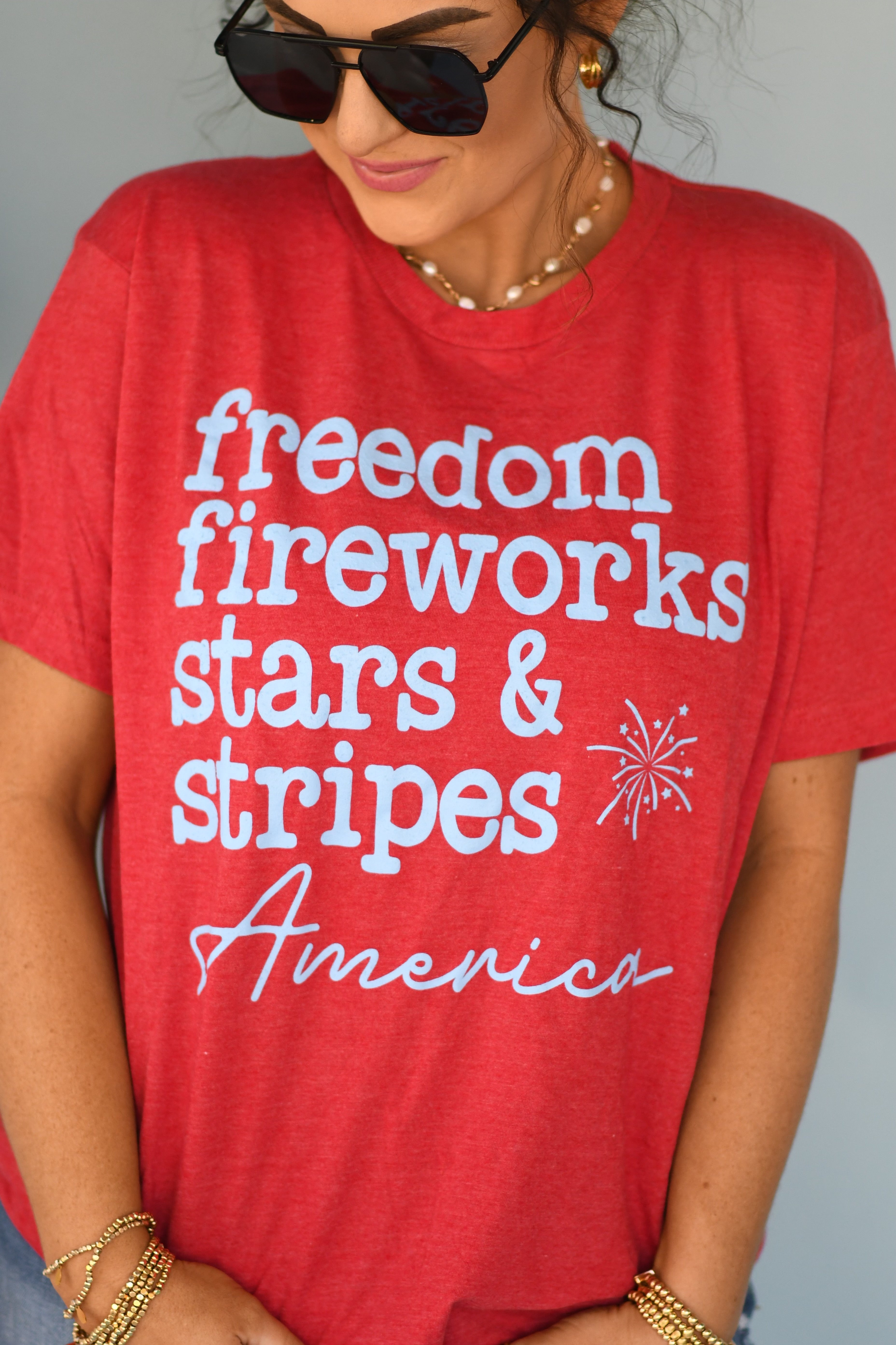 Freedom Fireworks Stars & Stripes Tee