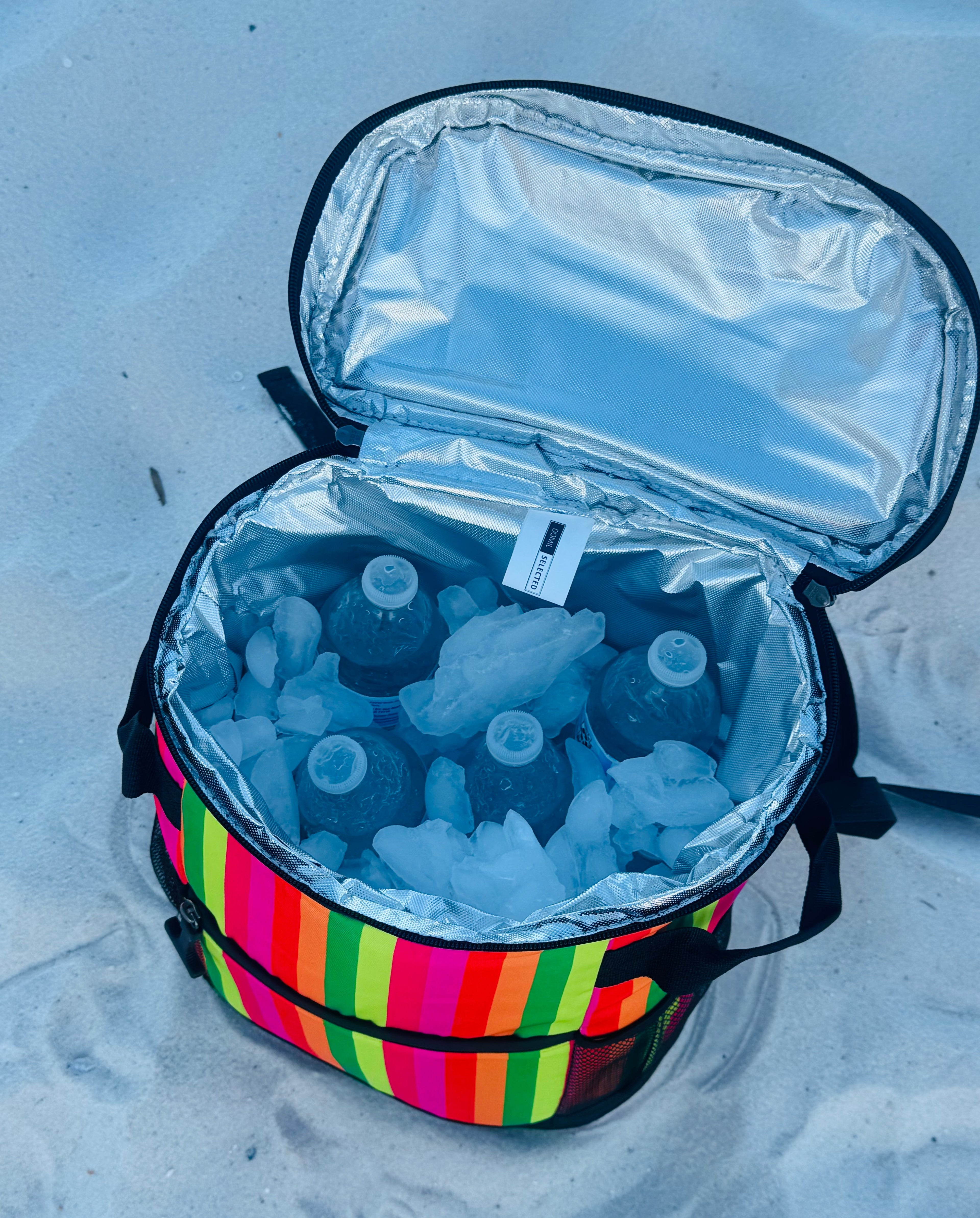 Neon Nights Backpack Cooler