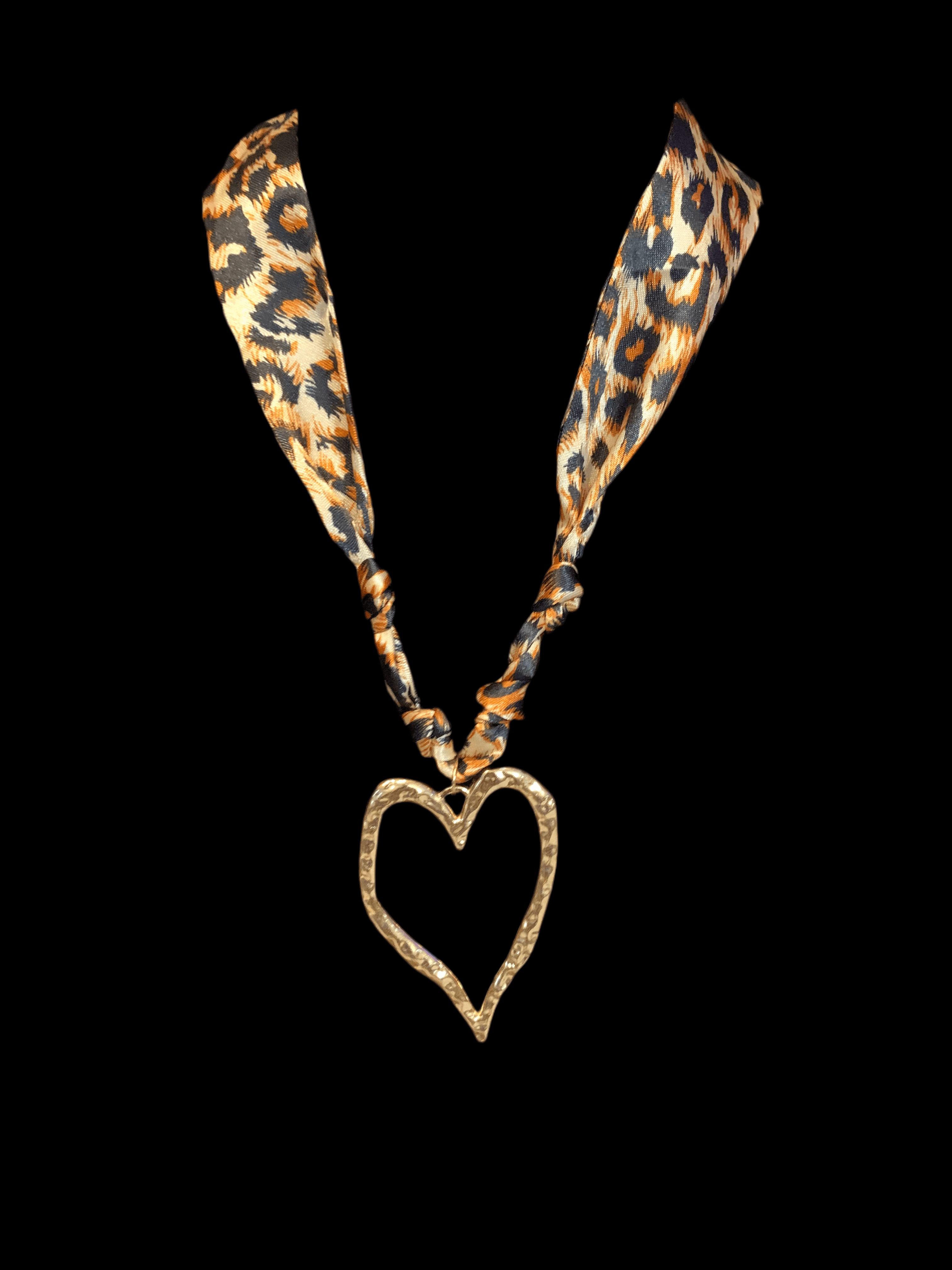 Wild at Heart Scarf Necklace
