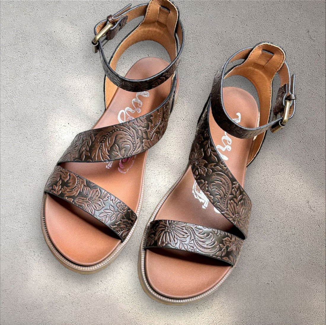 Lainey Tooled Sandal by Very G