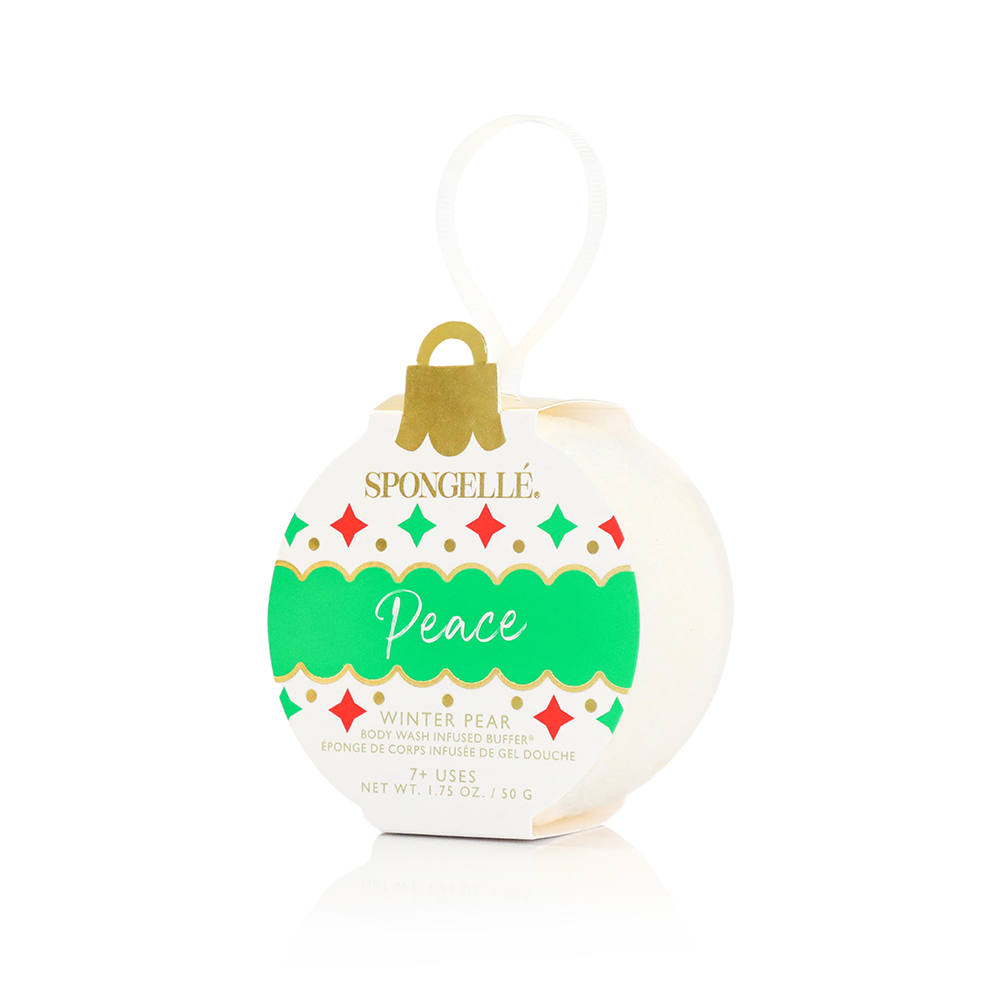 Body Wash Infused Buffer Celebrate the Season | Holiday Ornament Gift Set