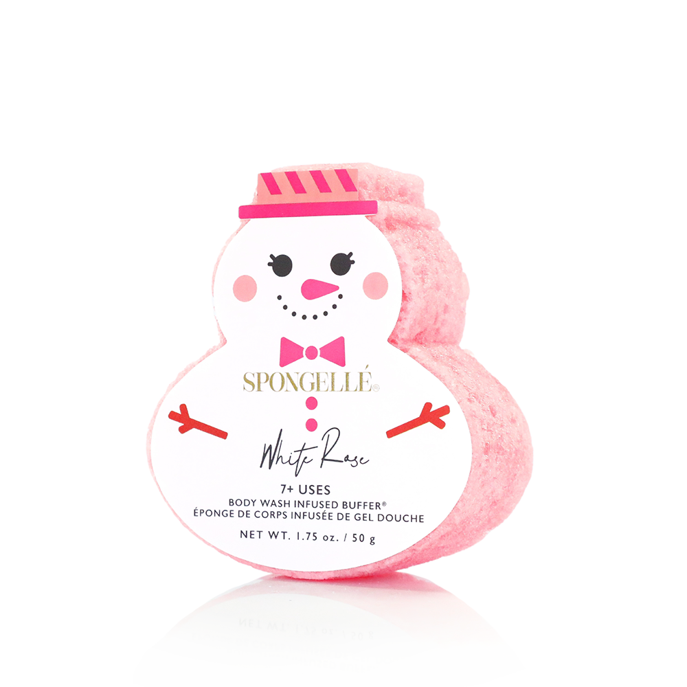 Body Wash Infused Buffer Winter Wonderland | Holiday Snowman Gift Set