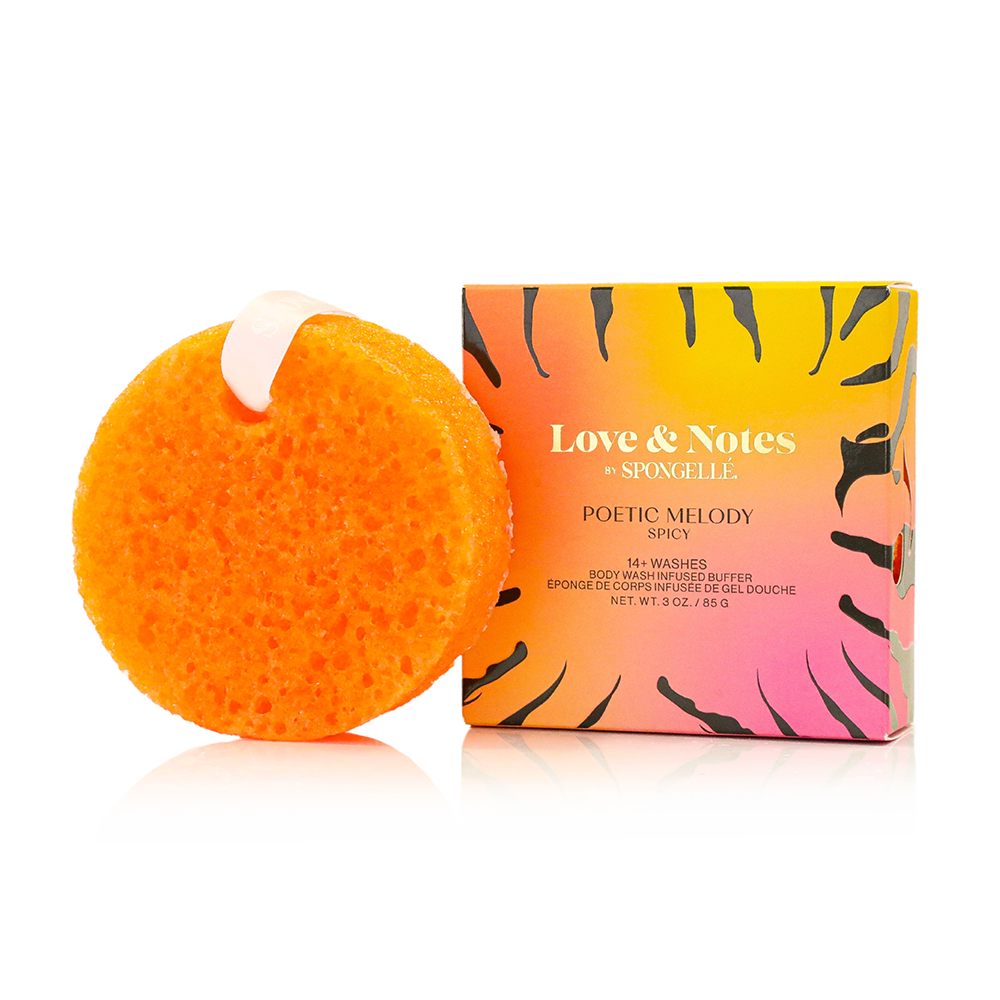 Body Wash Infused Buffer Poetic Melody | Love & Notes Body Buffer