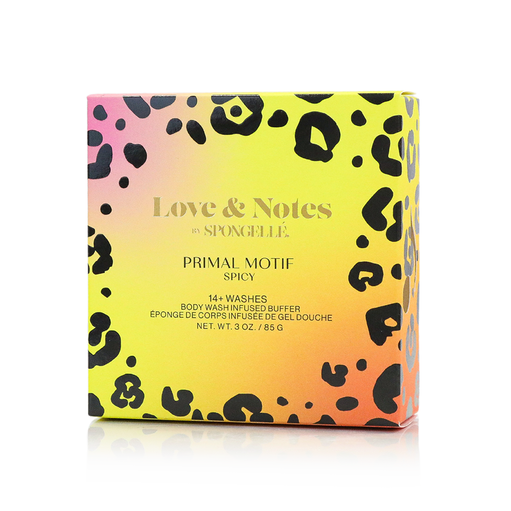 Body Wash Infused Buffer Primal Motif | Love & Notes Body Buffer