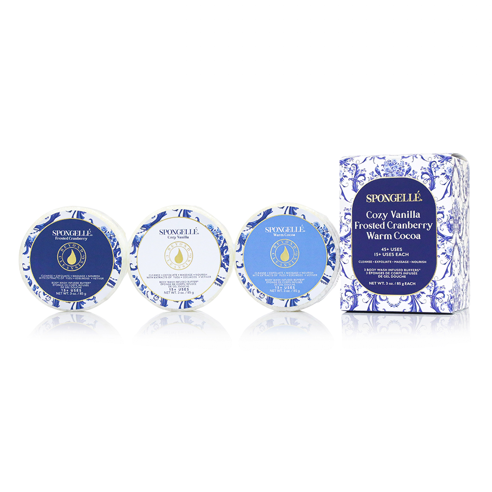 Body Wash Infused Buffer Body Buffer Trio Set 12