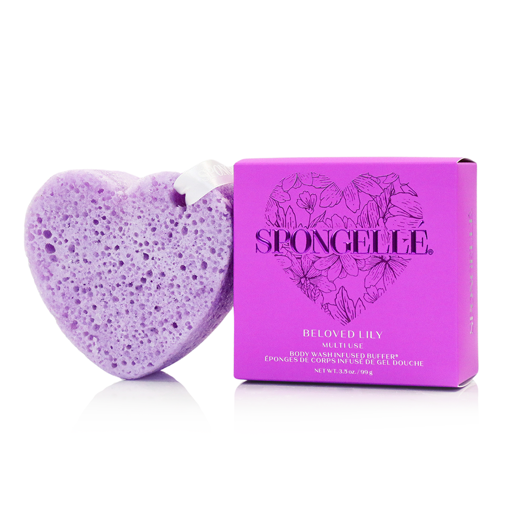Body Wash Infused Buffer Beloved Lily | Heart Buffer