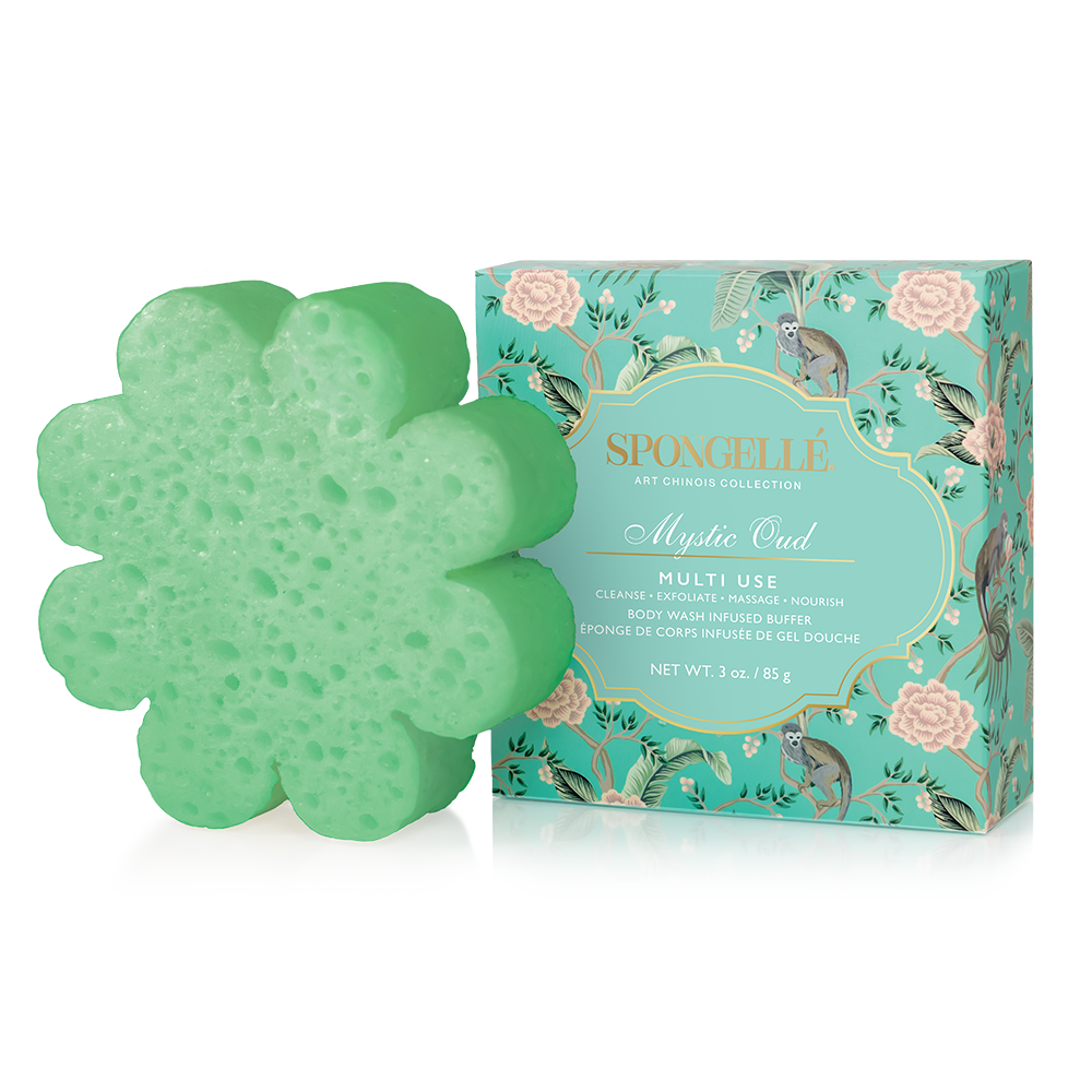 Body Wash Infused Buffer Mystic Oud | Art Chinois Multi-Use Body Buffer