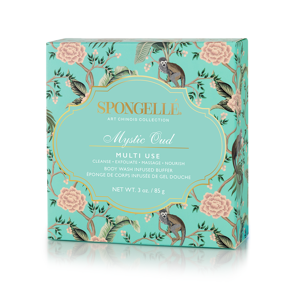 Body Wash Infused Buffer Mystic Oud | Art Chinois Multi-Use Body Buffer