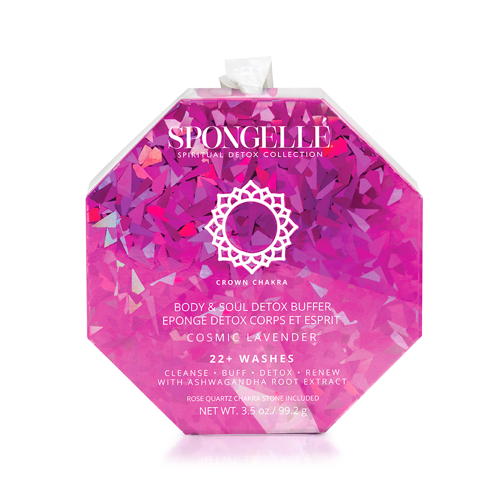 Body Wash Infused Buffer Cosmic Lavender | Spiritual Detox (Rose Quartz)