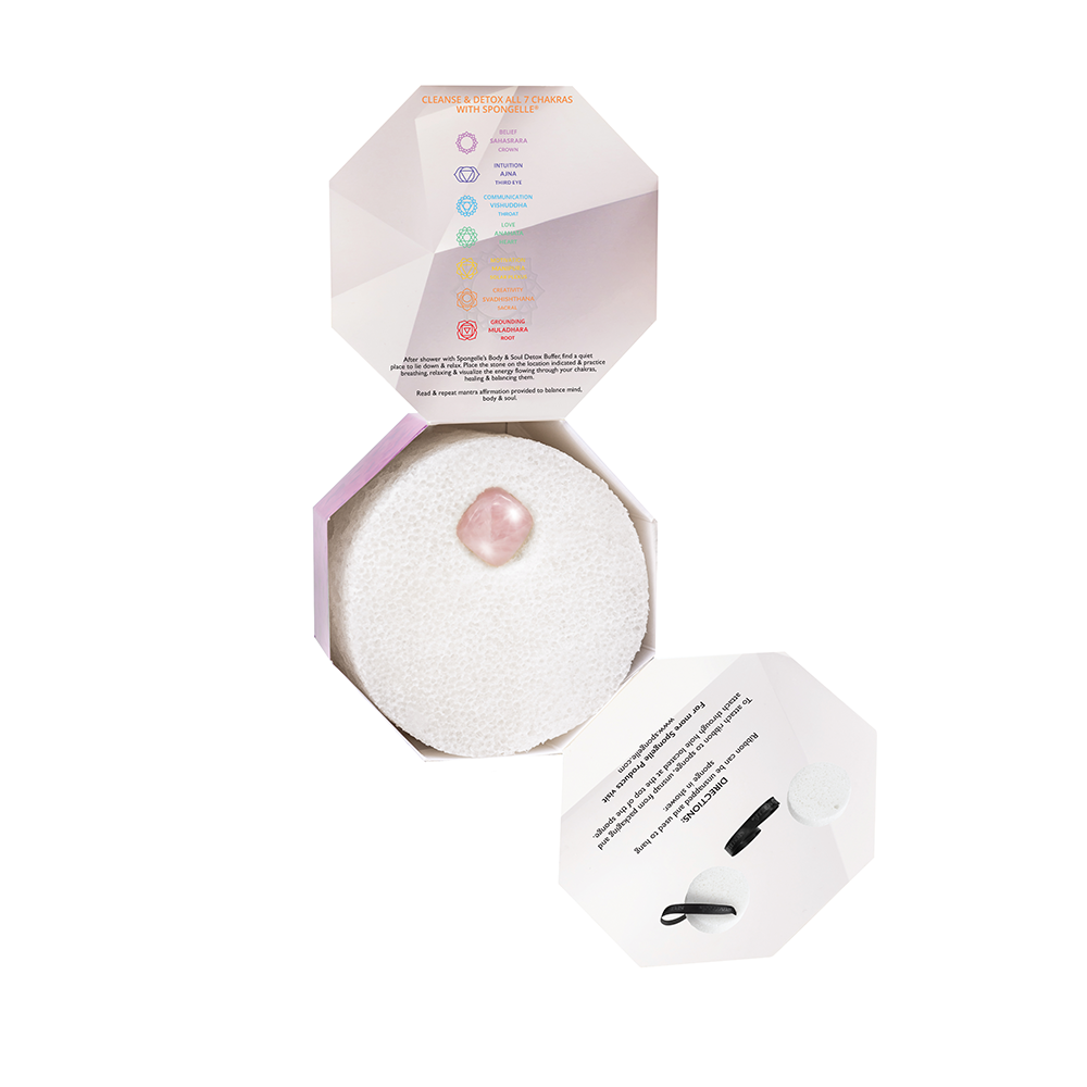 Body Wash Infused Buffer Cosmic Lavender | Spiritual Detox (Rose Quartz)