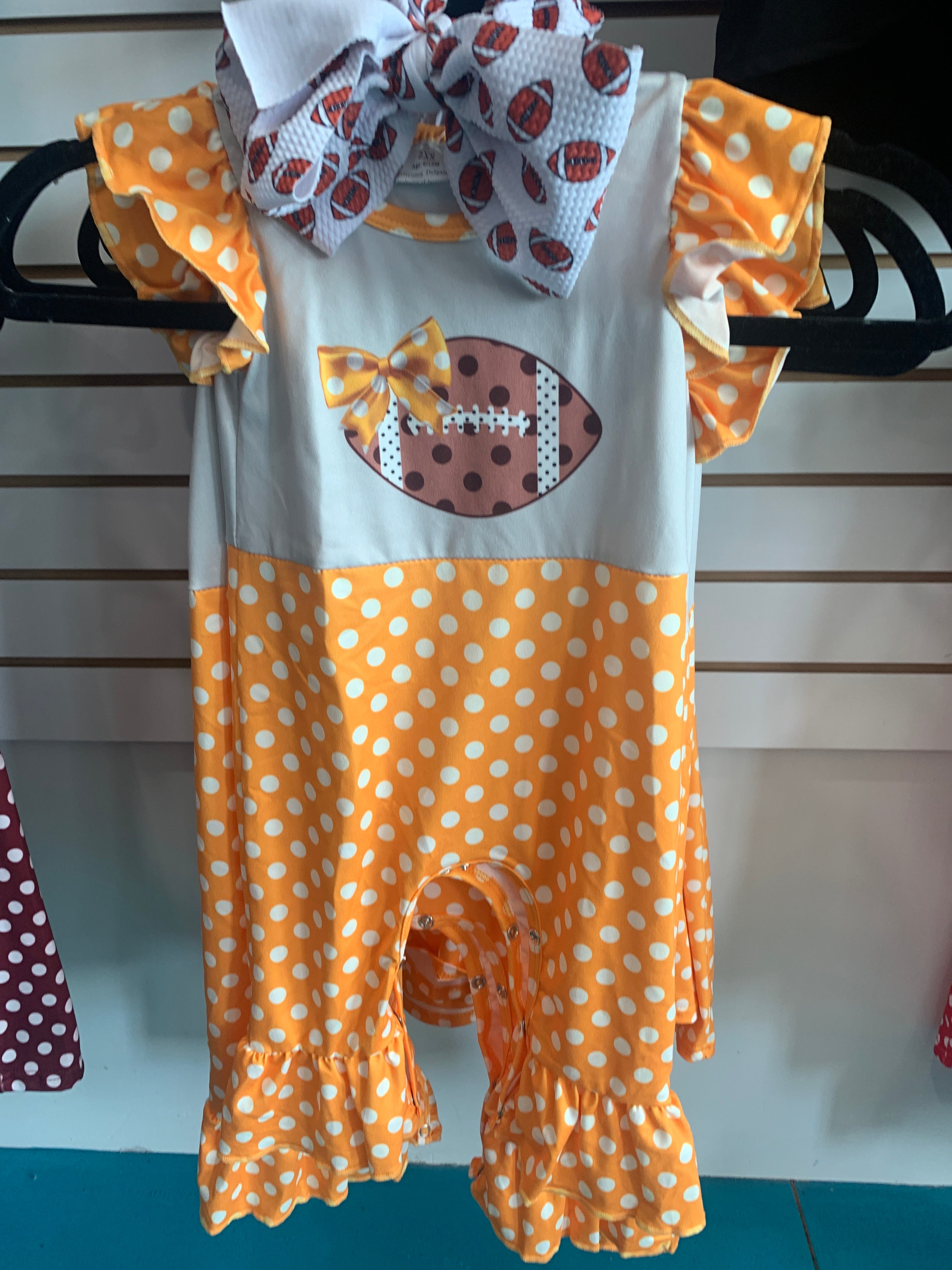 Baby &Toddler Tops Game Day Romper