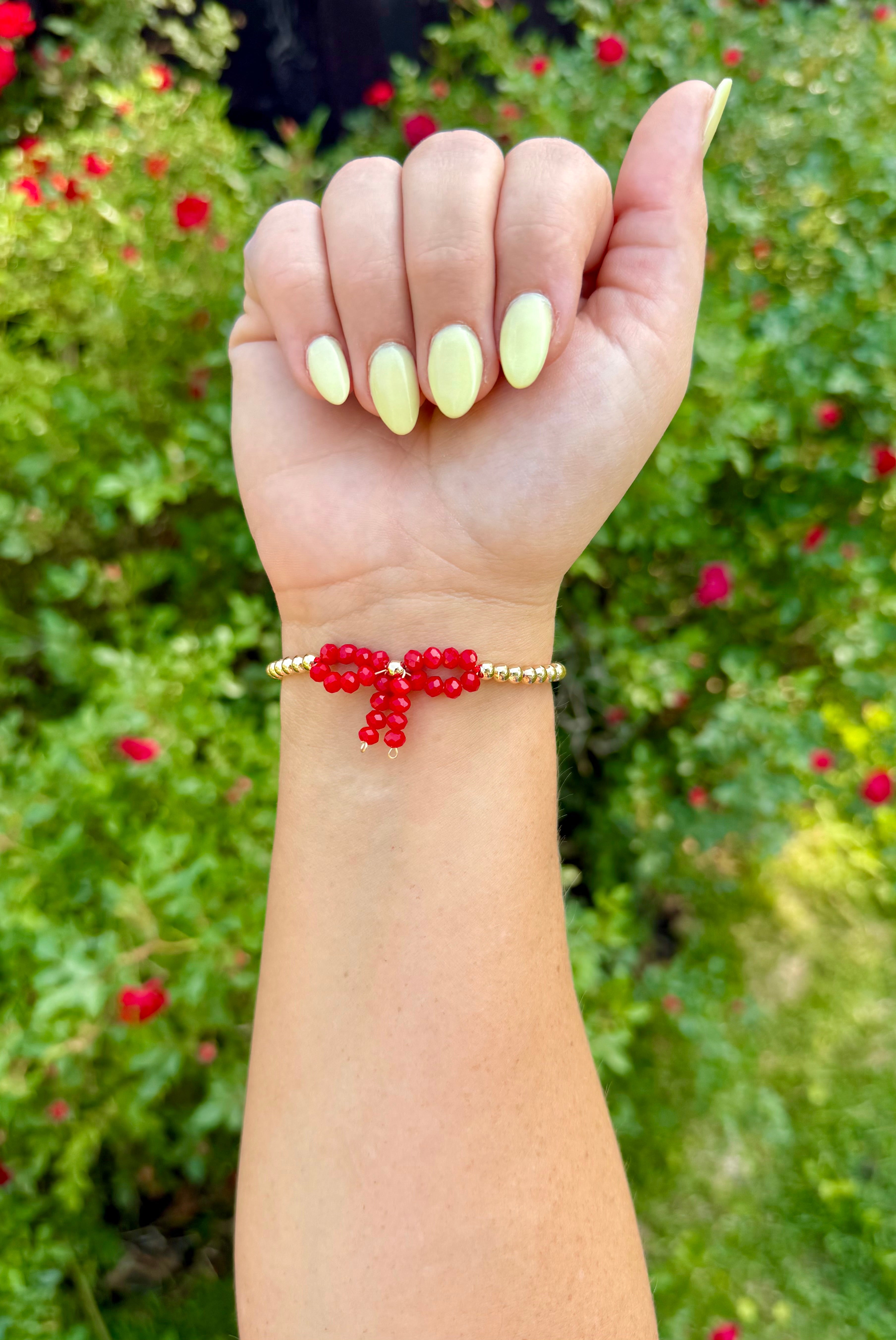 Beaded Bow Bracelets