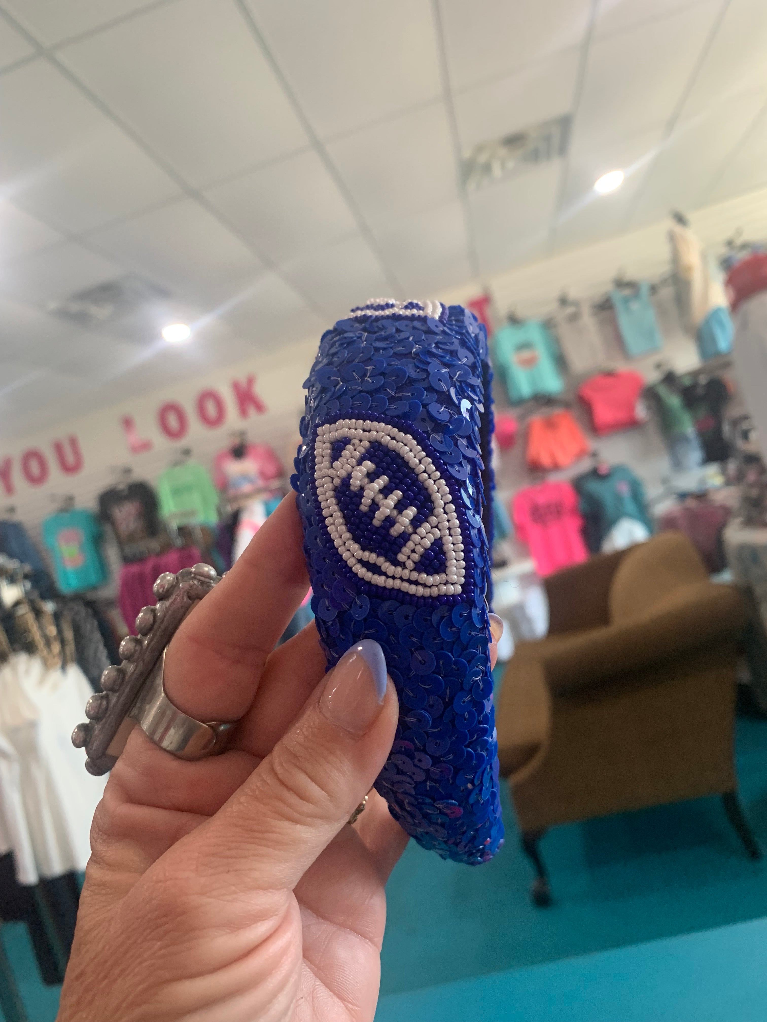 Sports headbands Sequin & Beaded Sport Headbands