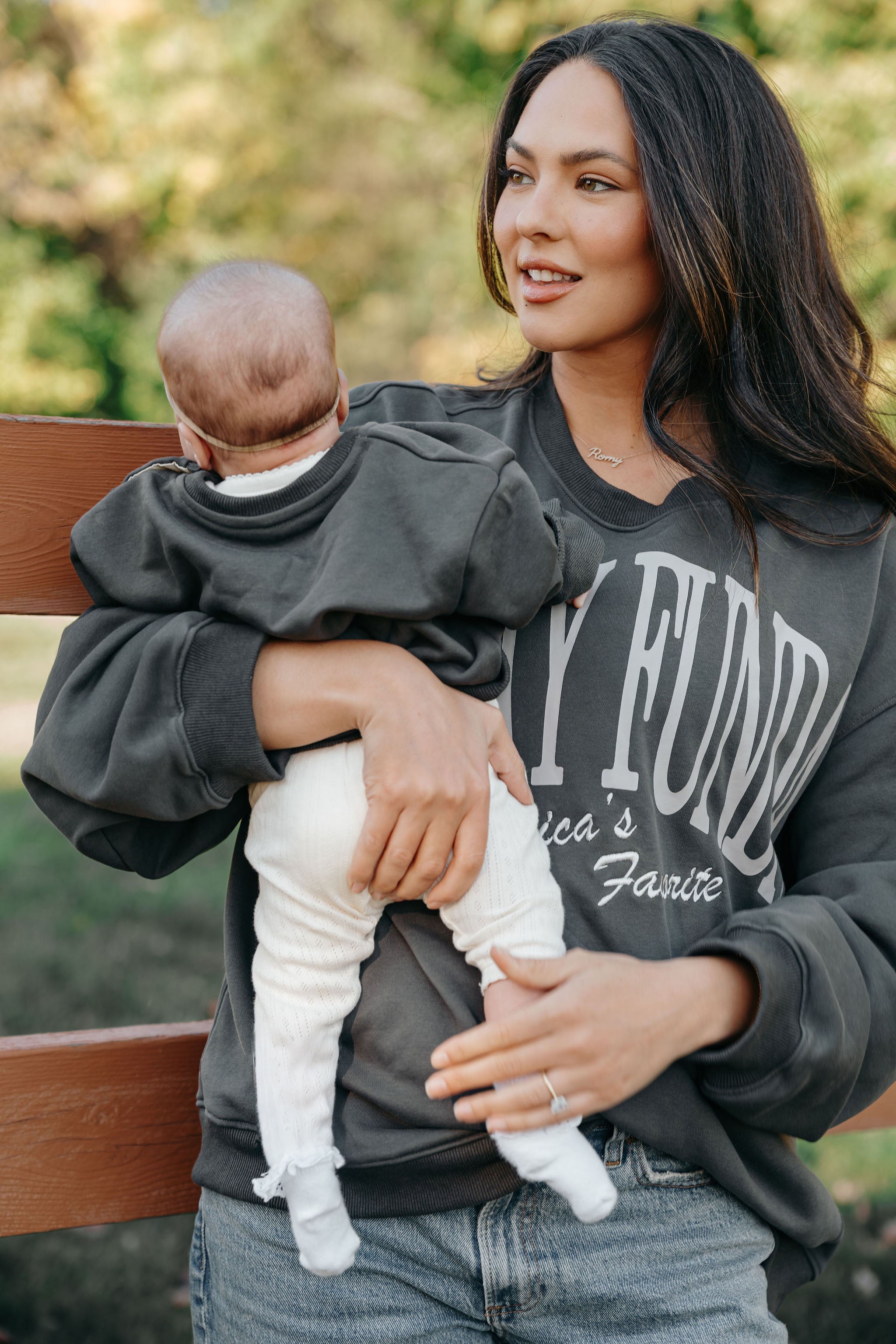 Sweatshirt Sunday Funday - Mini Crewneck