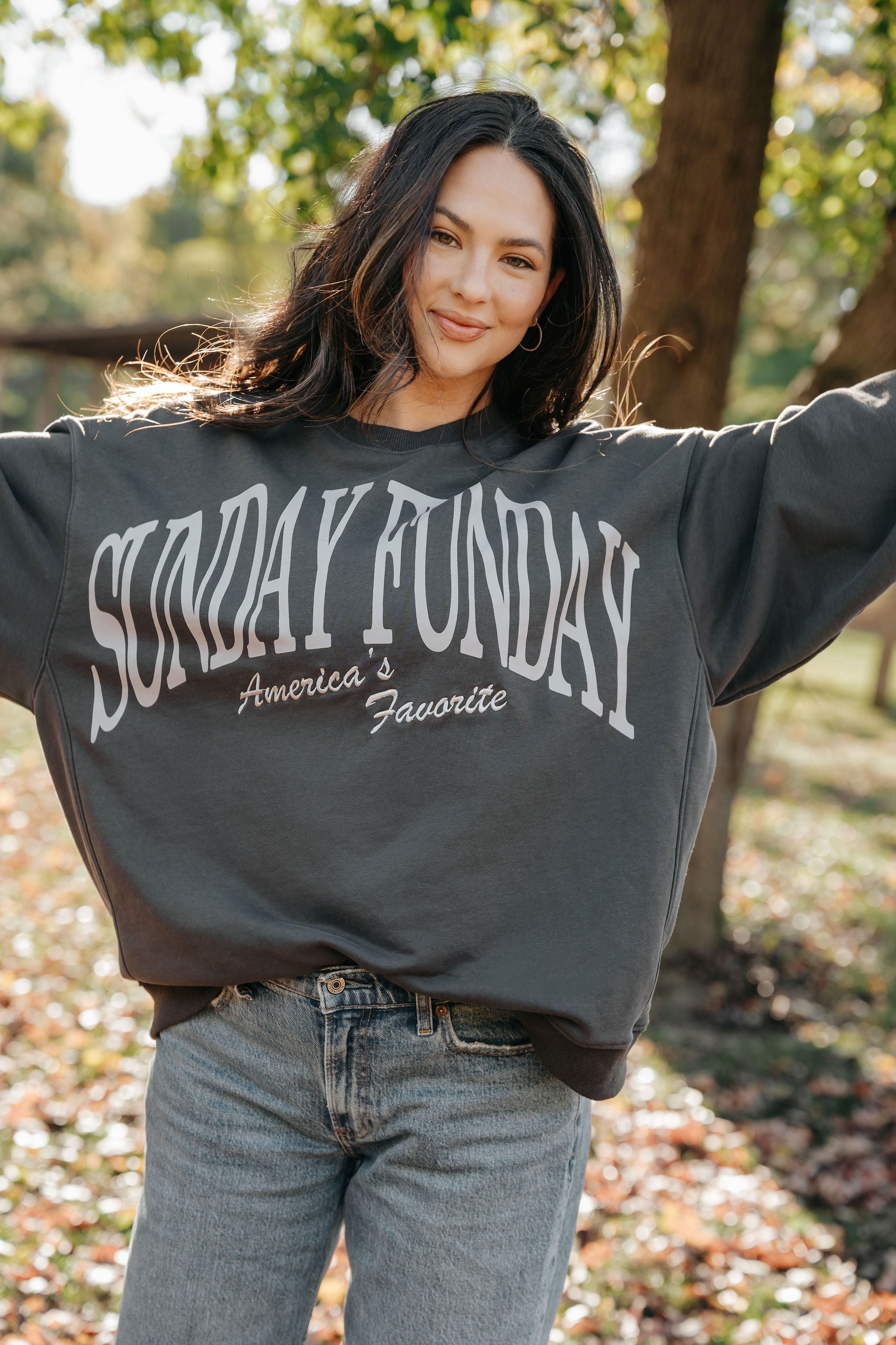 Sweatshirt Sunday Funday - Adult Crewneck