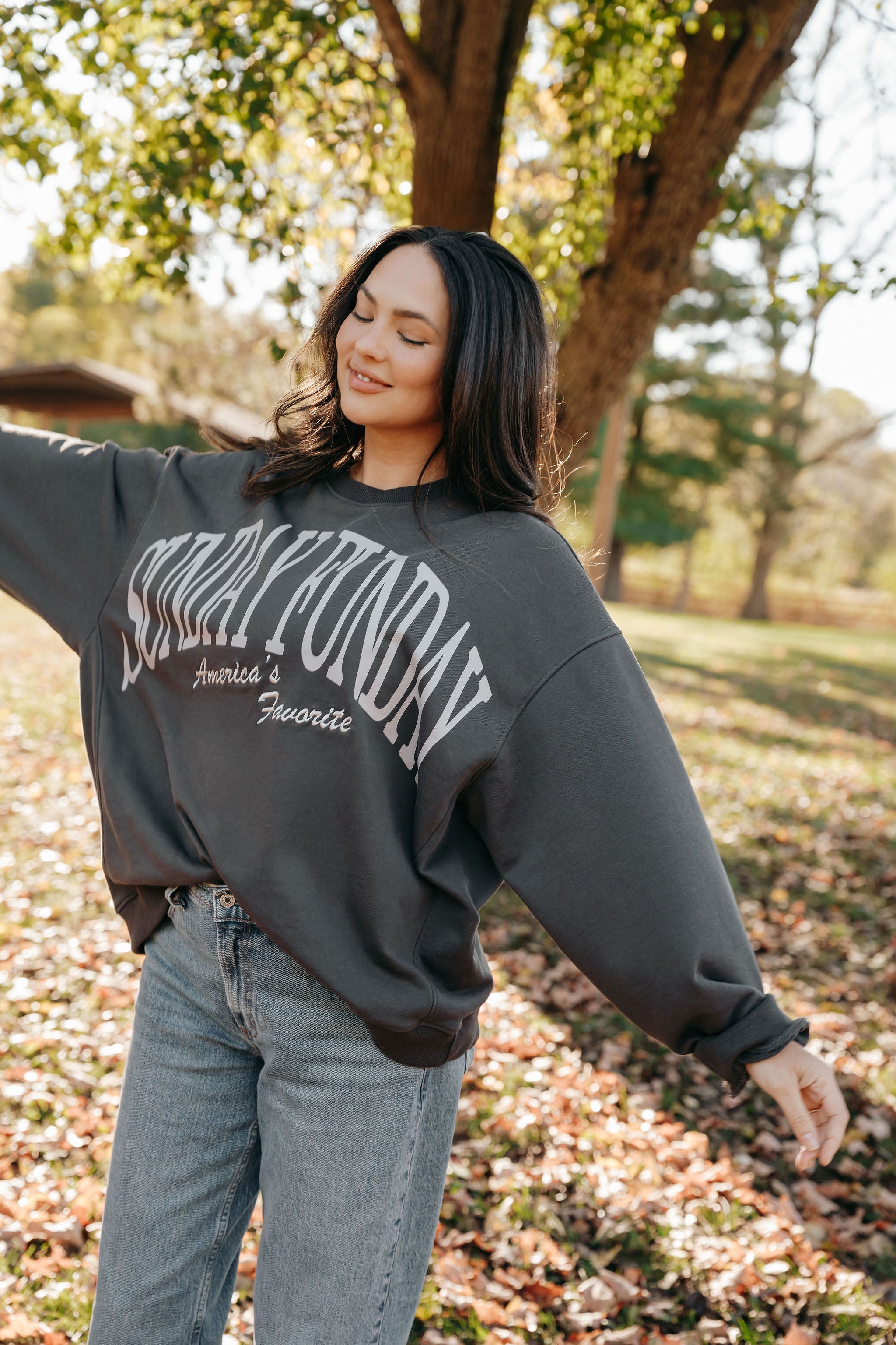 Sweatshirt Sunday Funday - Adult Crewneck