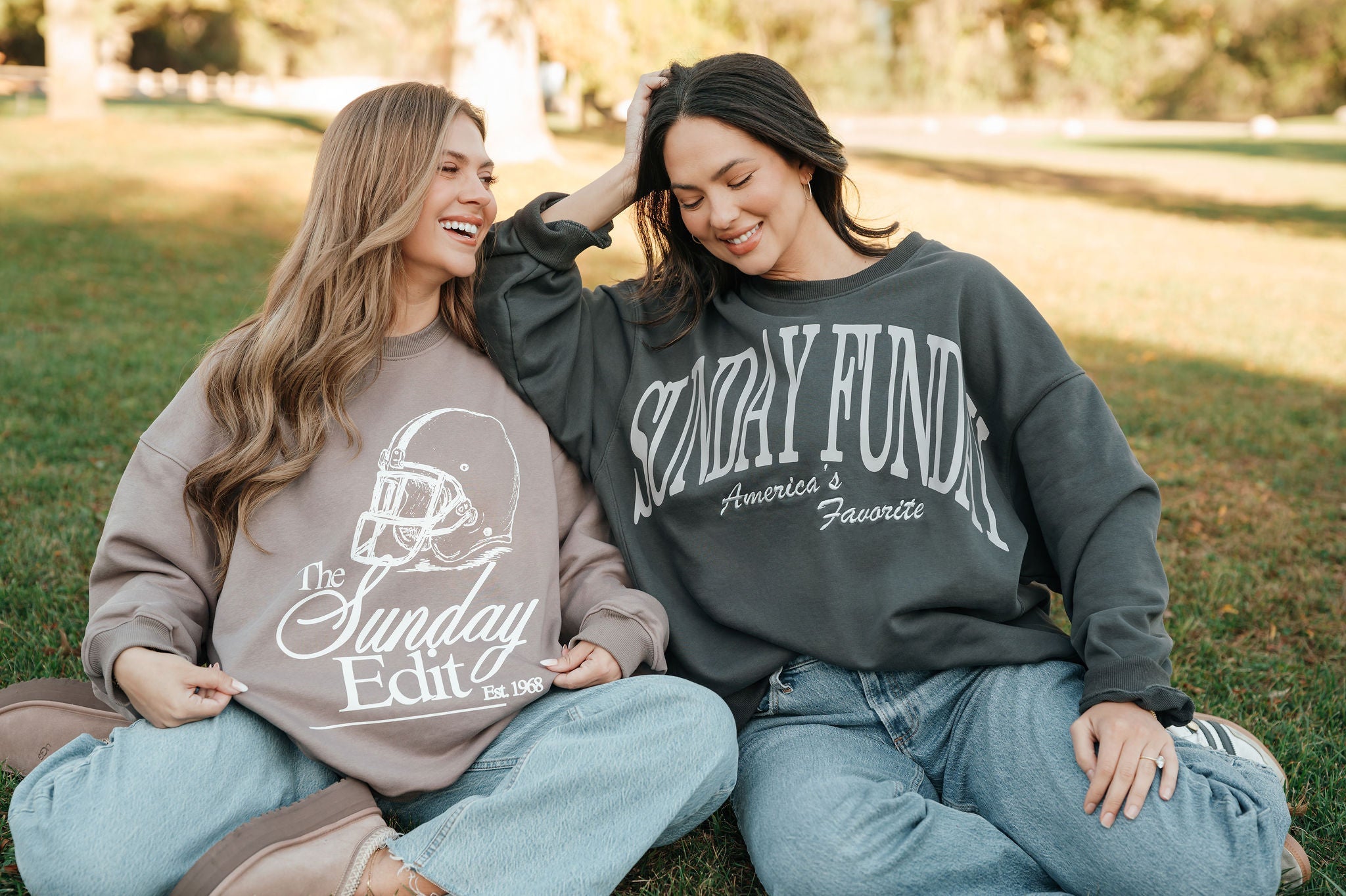 Sweatshirt Sunday Funday - Adult Crewneck