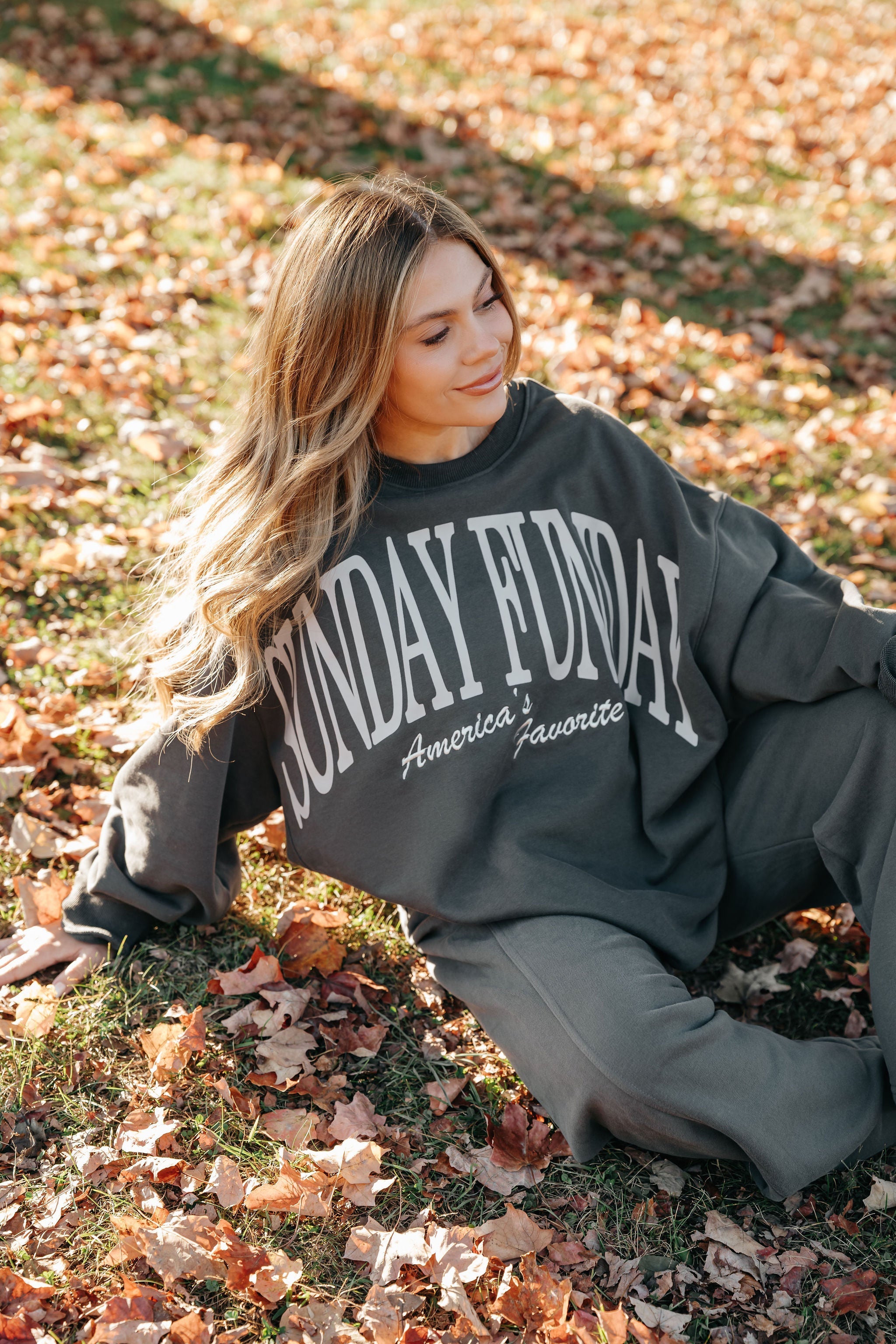 Sweatshirt Sunday Funday - Adult Crewneck